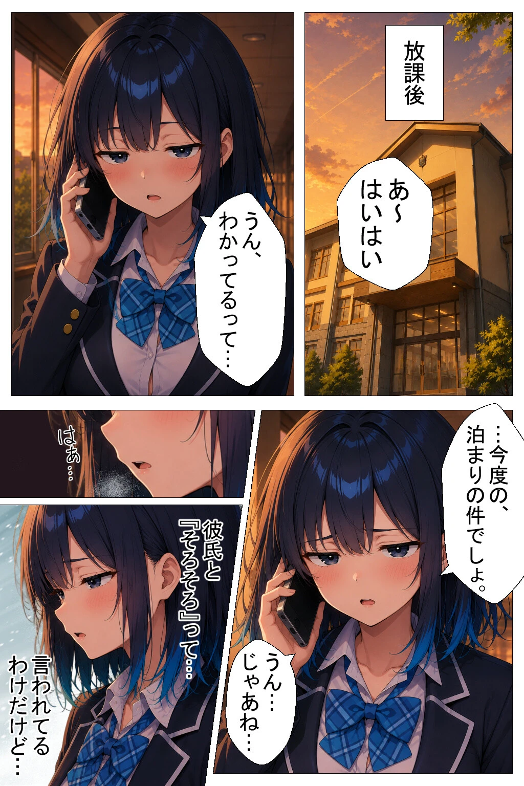 陰キャの俺をセックスの練習台にしたクールギャルが種付けされてメス堕ちした件ページ4