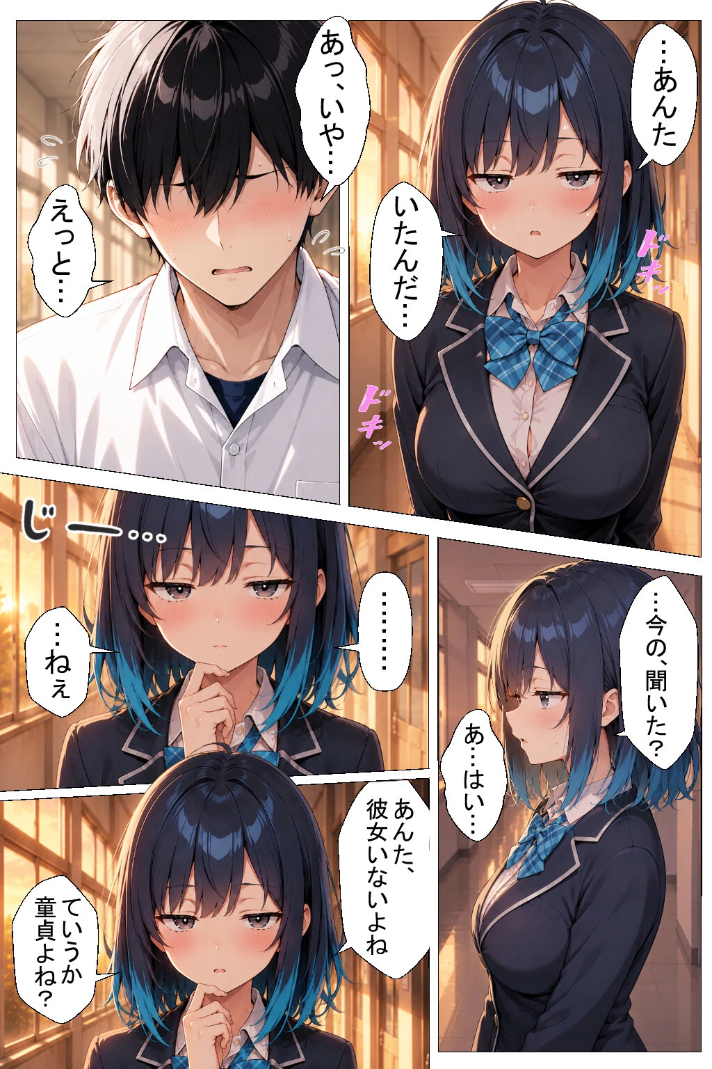 陰キャの俺をセックスの練習台にしたクールギャルが種付けされてメス堕ちした件ページ7
