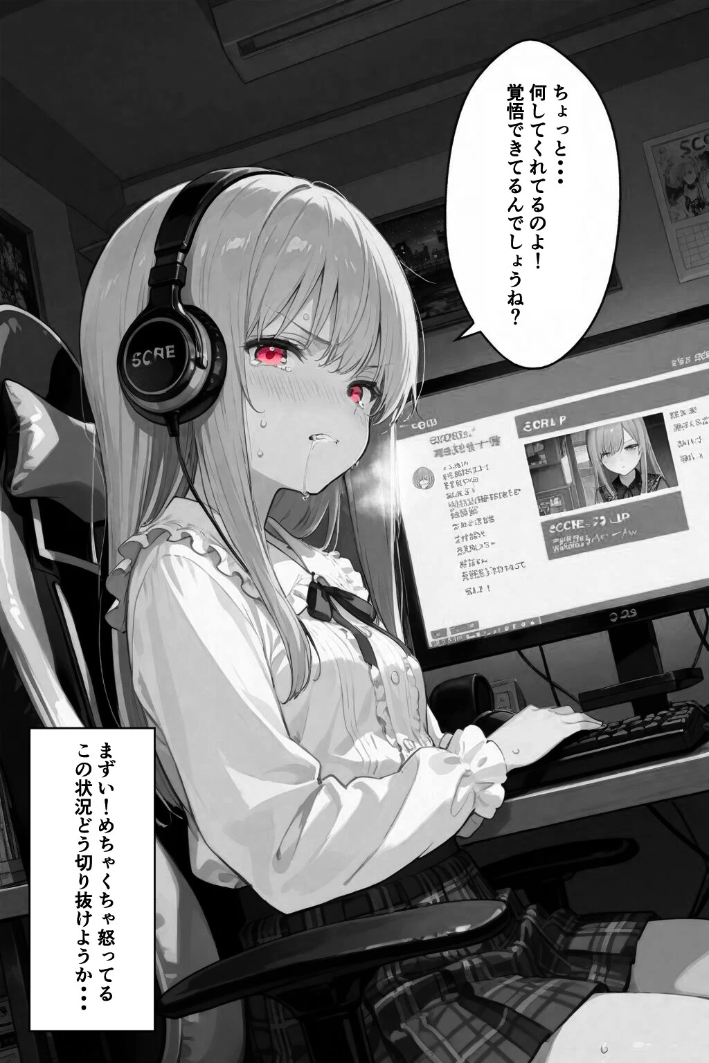 彼女が配信中ならイタズラし放題じゃね！！！ページ13