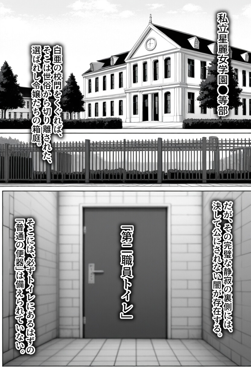 職員トイレの’小’便器〜チャイムが鳴るまで、ただの穴。（1）（単話）ページ3