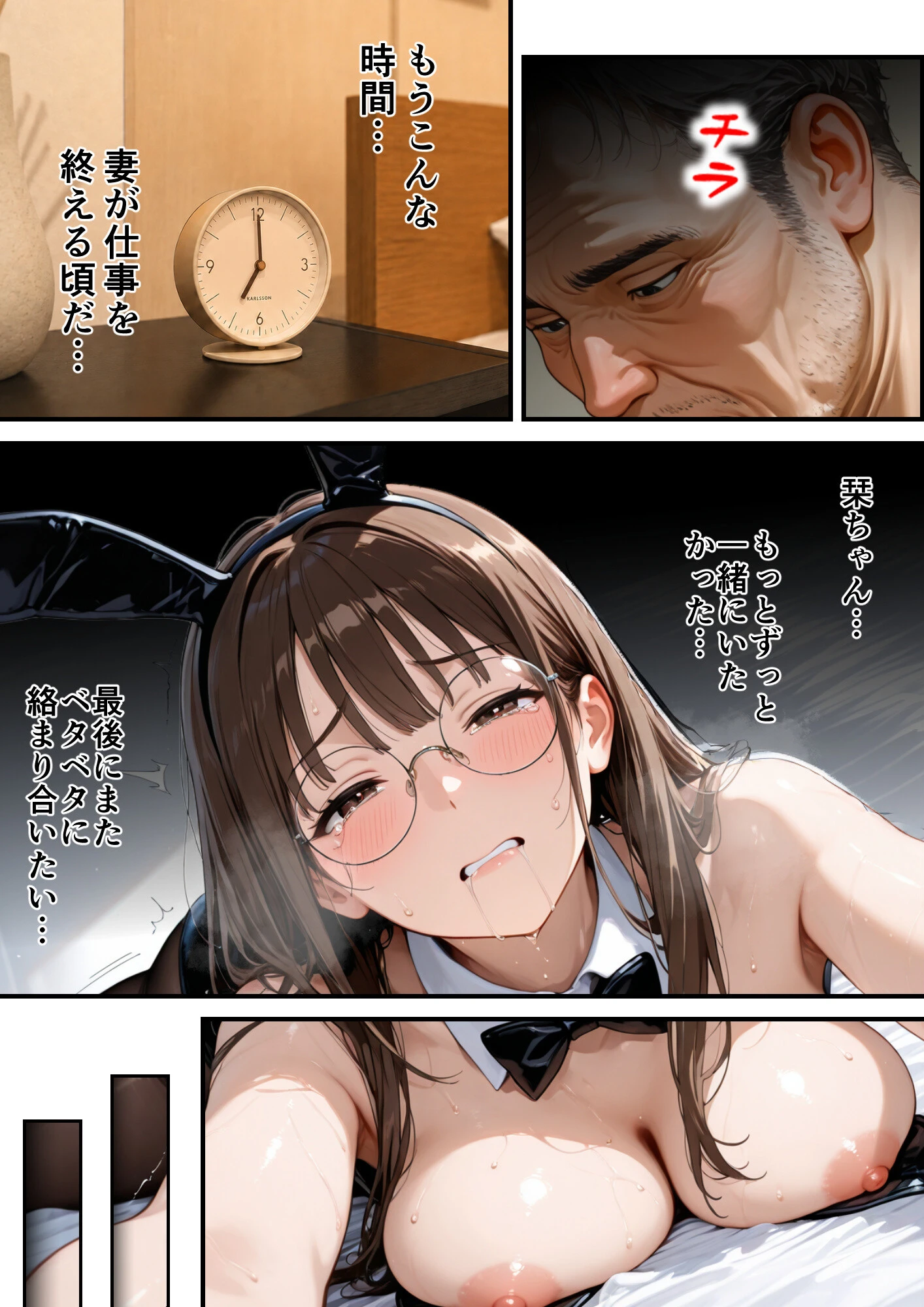 無防備な息子の嫁に裏切りの催●アプリ・娘のように思っていた彼女をバニー電マで屈辱アクメさせてしまう義父の愛欲（4）（単話）ページ2