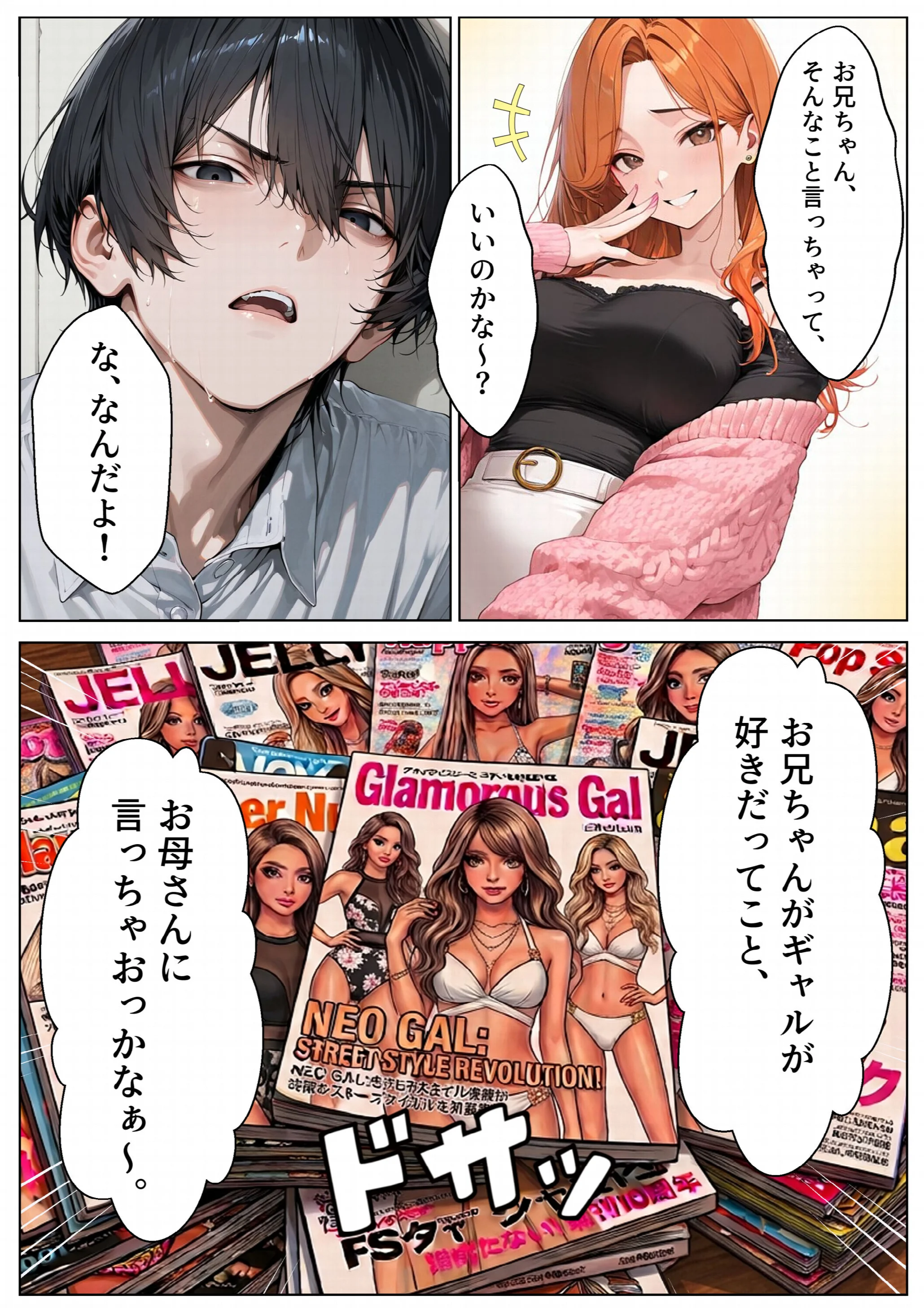 OLギャルになった妹を家賃代わりに中出しする話ページ7
