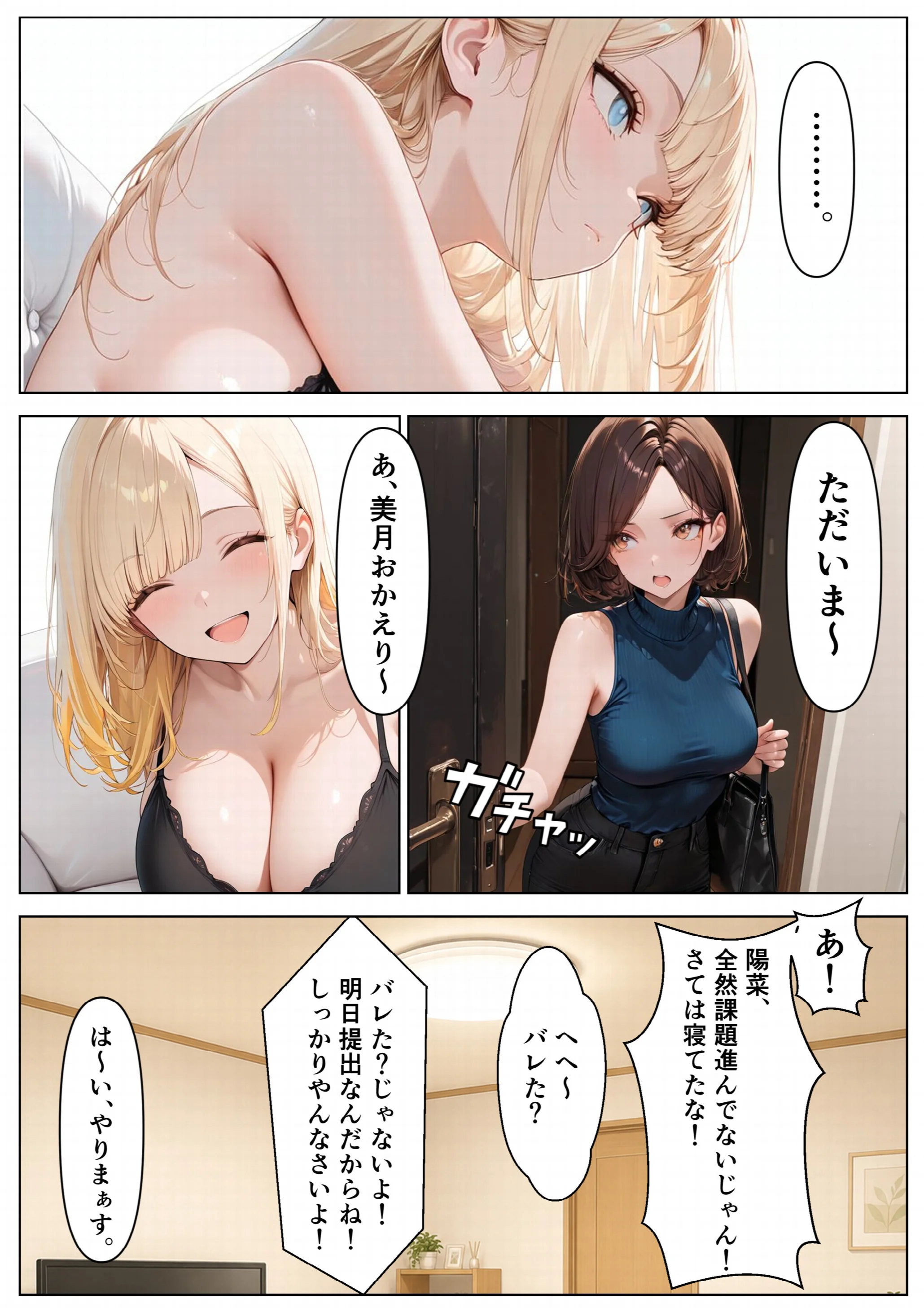 ねーちゃんの友達の爆乳ギャルに何度も射精管理された話ページ11