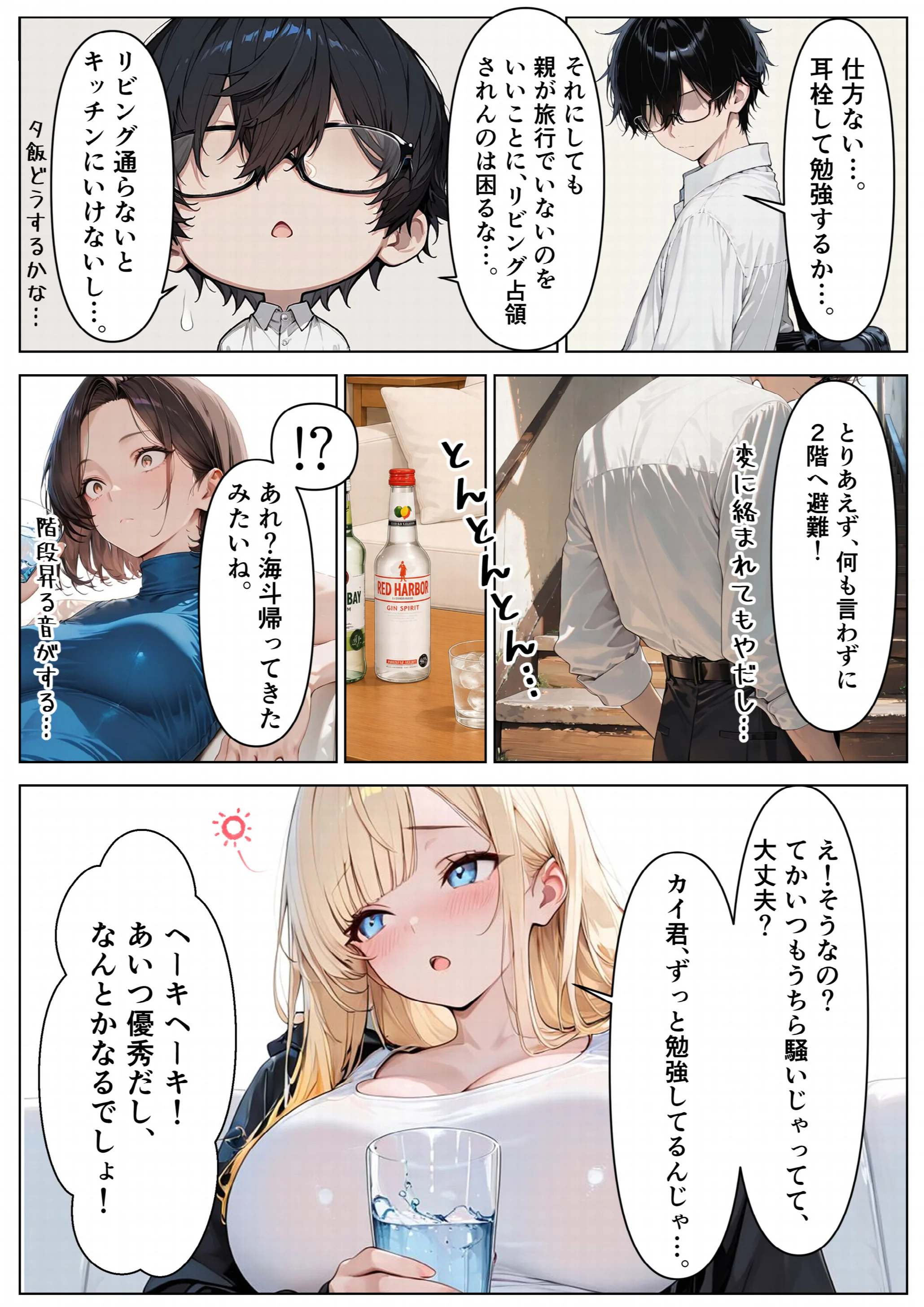 ねーちゃんの友達の爆乳ギャルに何度も射精管理された話ページ13