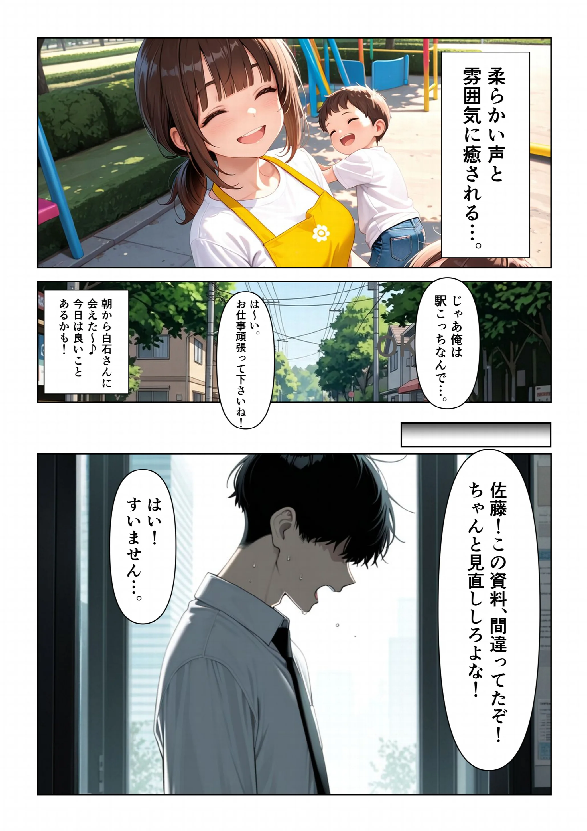 おとなりの保育士お姉さんの生きゅうりオナニーを見て、中出しセックスしまくった話ページ4