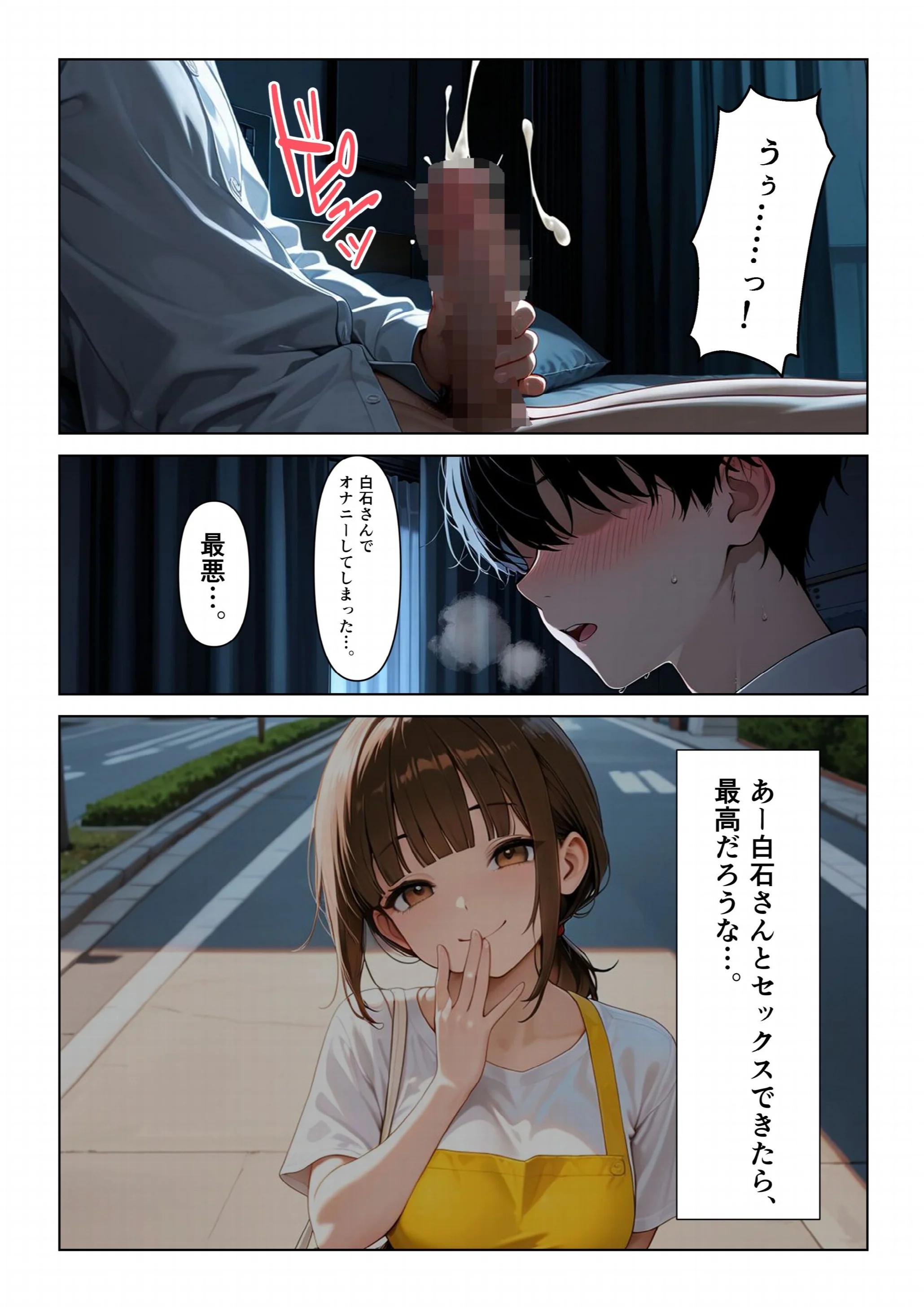 おとなりの保育士お姉さんの生きゅうりオナニーを見て、中出しセックスしまくった話ページ11