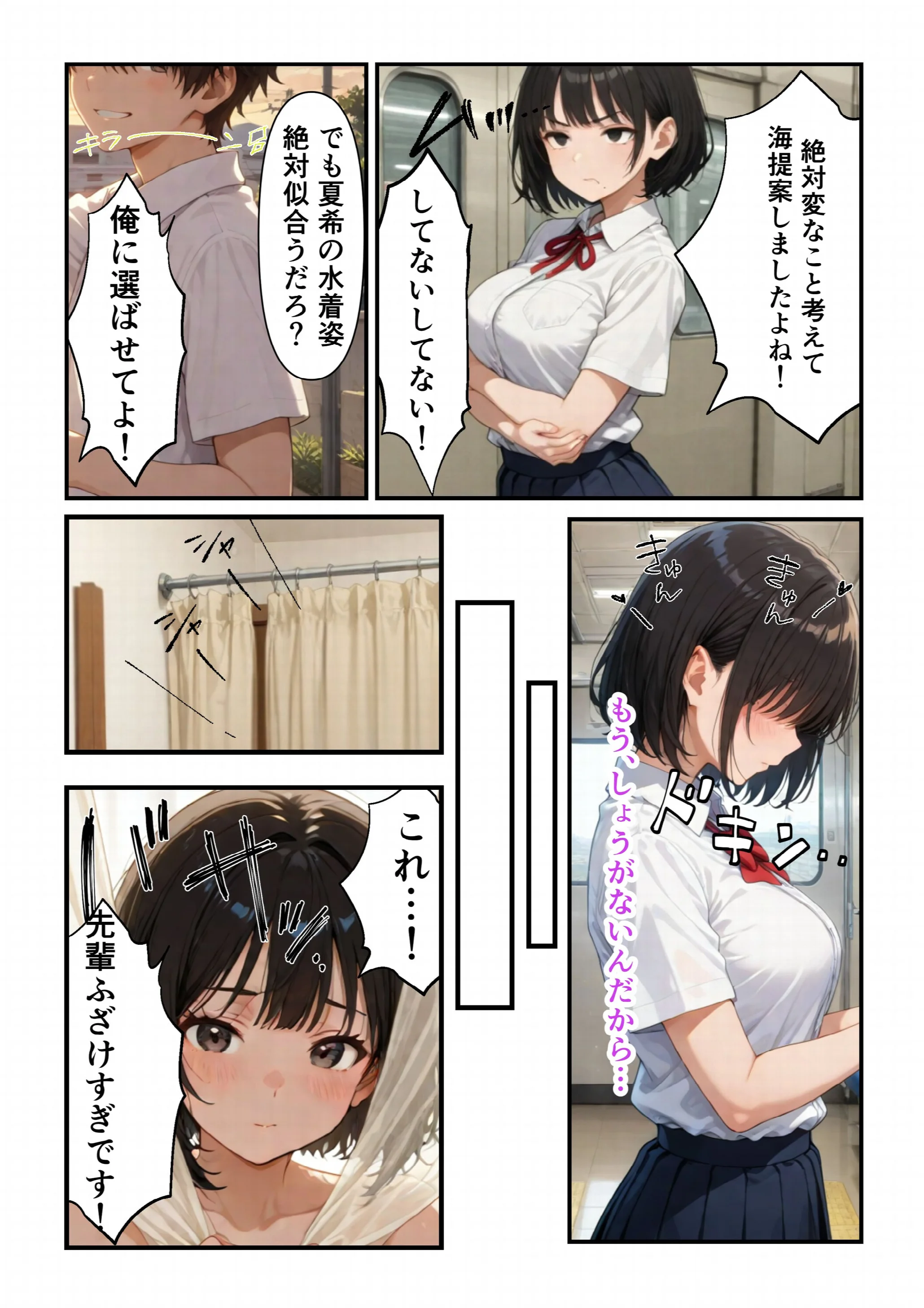 俺だけの事が大大大好きなクーデレ後輩ー海で寝取られ編ーページ7