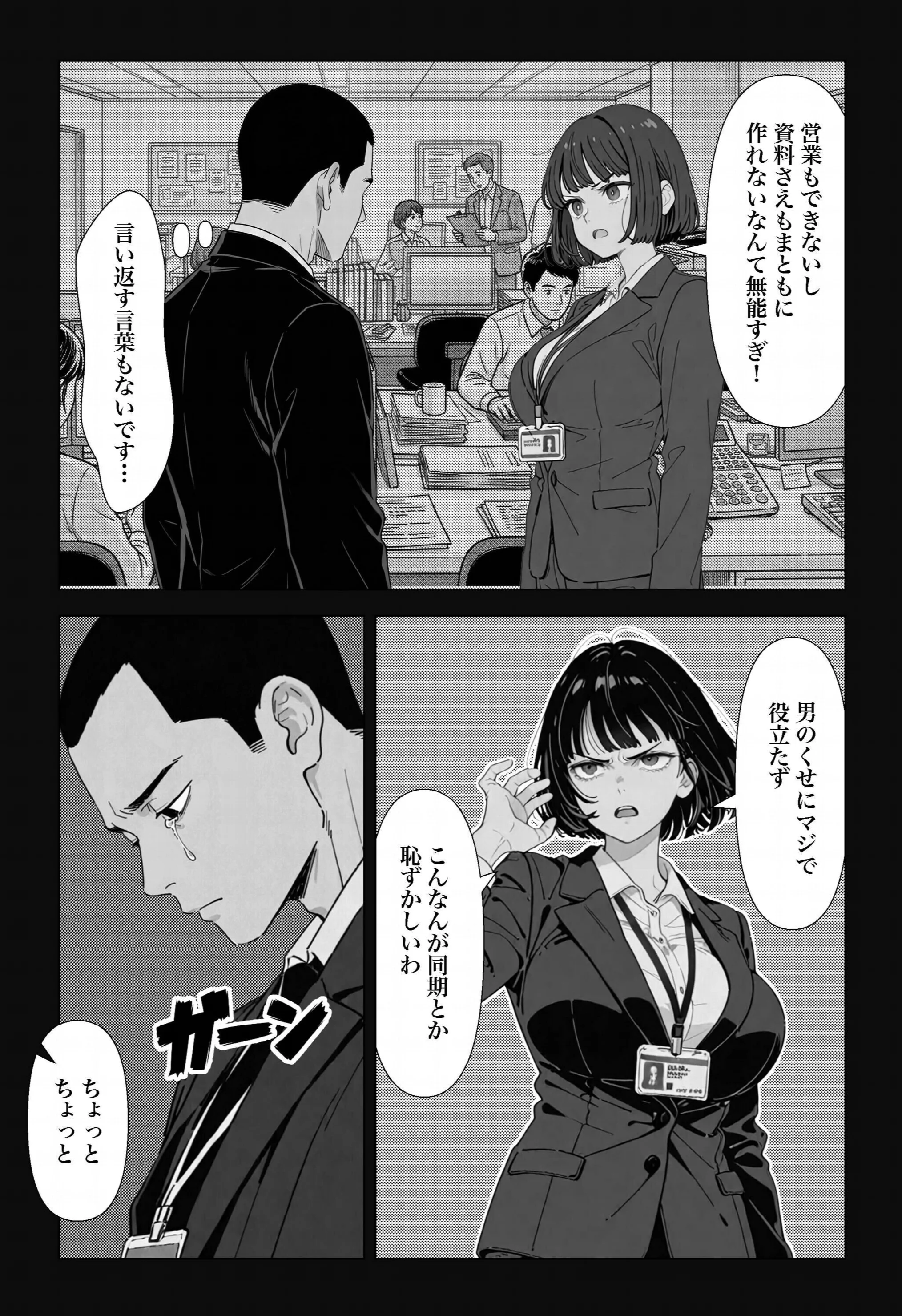 ○○しないと出れない部屋でパワハラ同期とアルハラ上司を性奴○にした物語ページ4