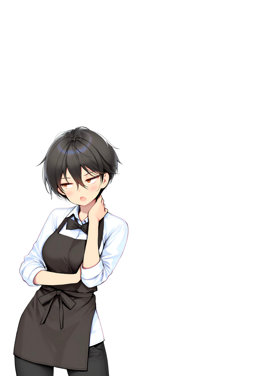 目つきの悪いボーイッシュなTSカフェ店員さんはお願いしたら中出しセックスさせてくれる（チョロい）ページ2