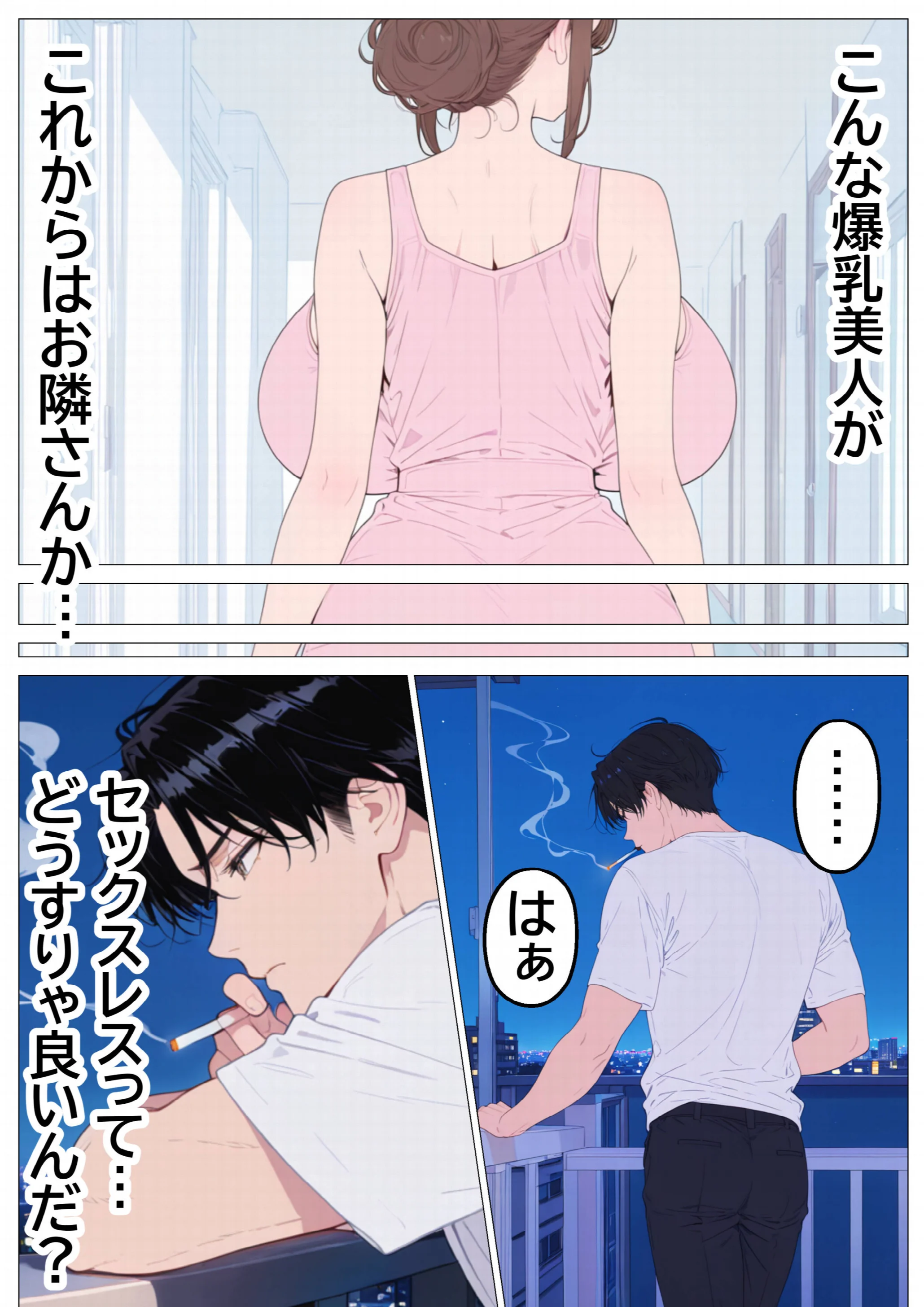 妻とレス3年目の俺。隣に引越してきたのは欲求不満の爆乳人妻で……ページ8