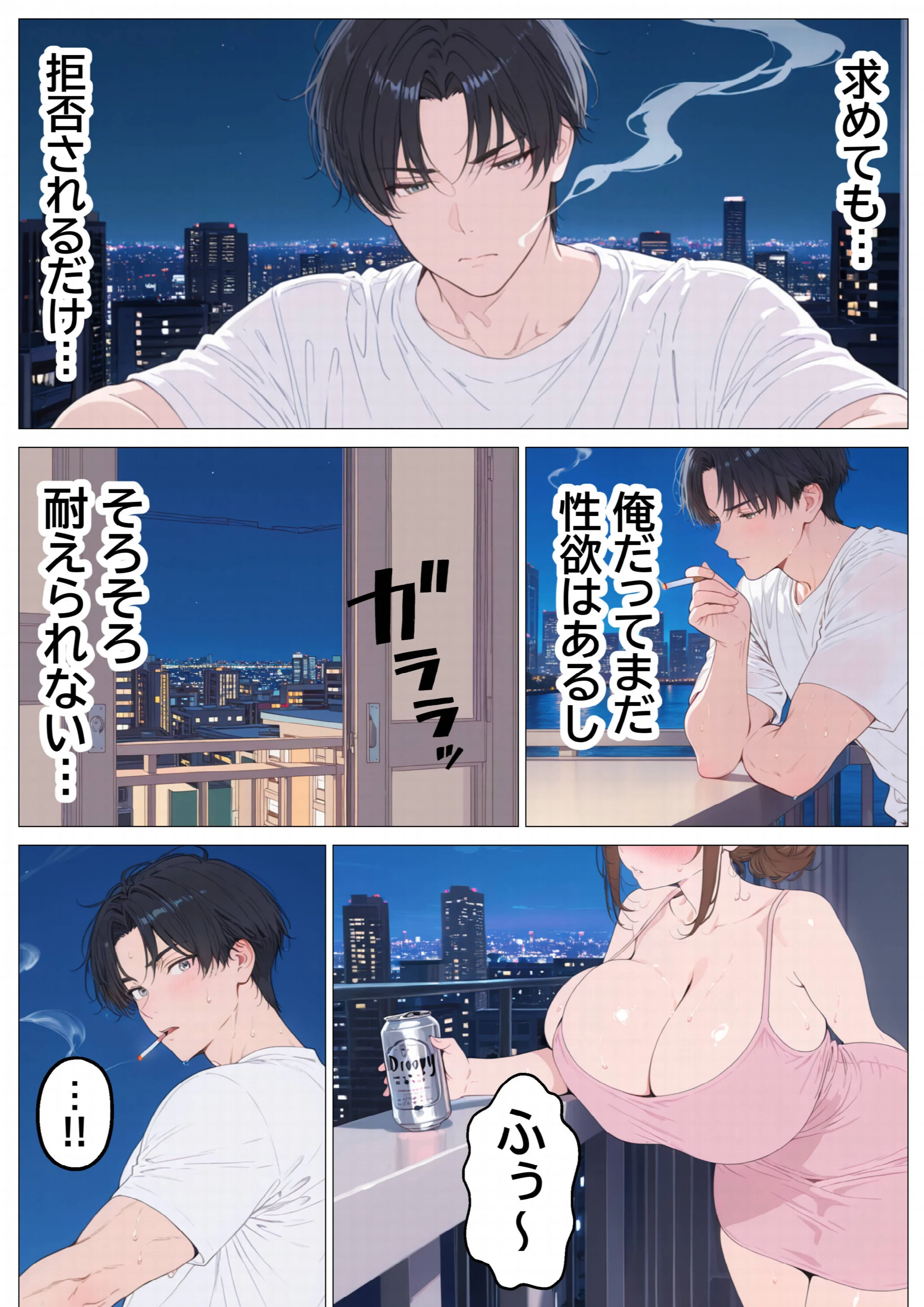 妻とレス3年目の俺。隣に引越してきたのは欲求不満の爆乳人妻で……ページ9