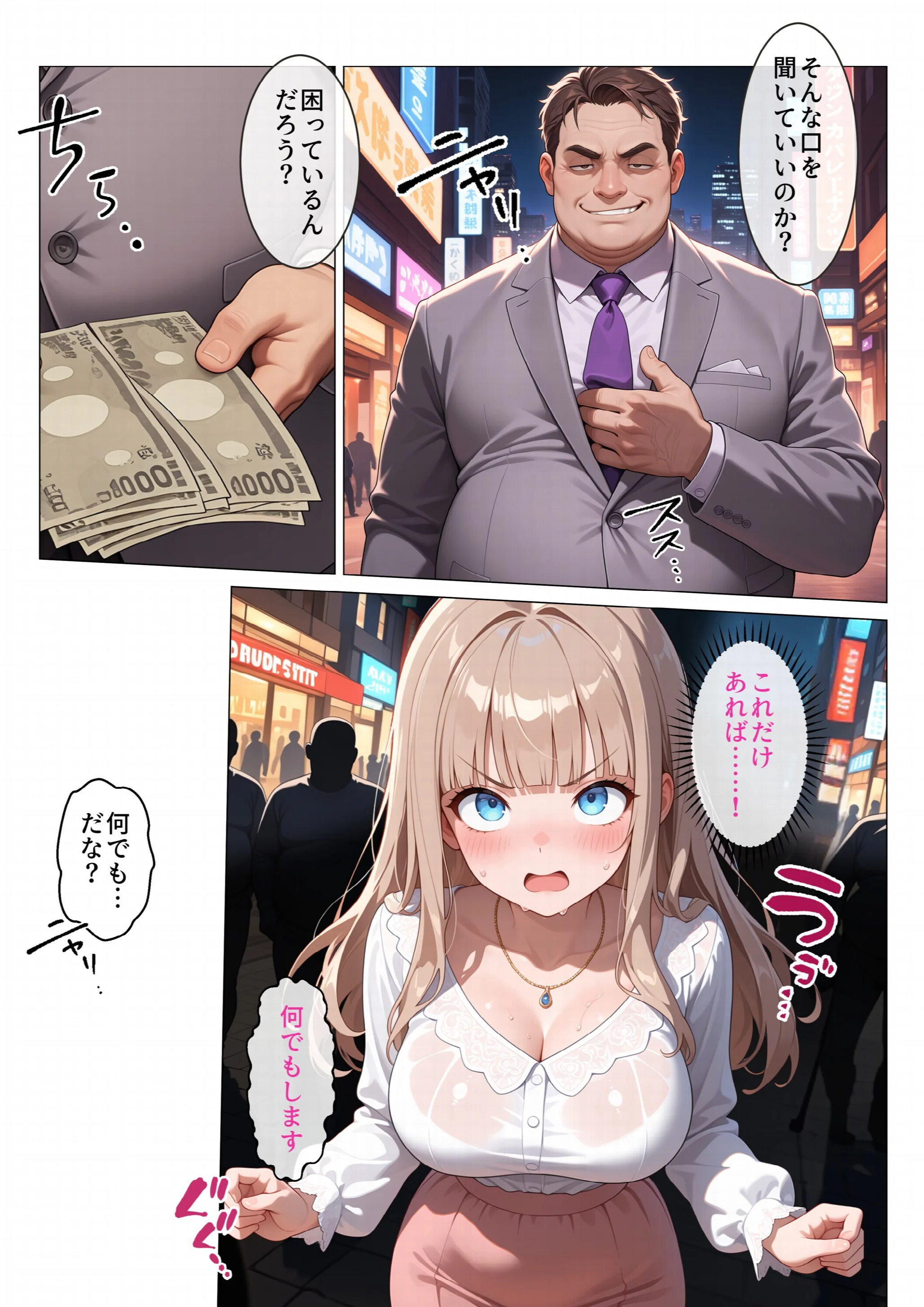 パパ活女子の弱みを握ってご指導中…ページ5