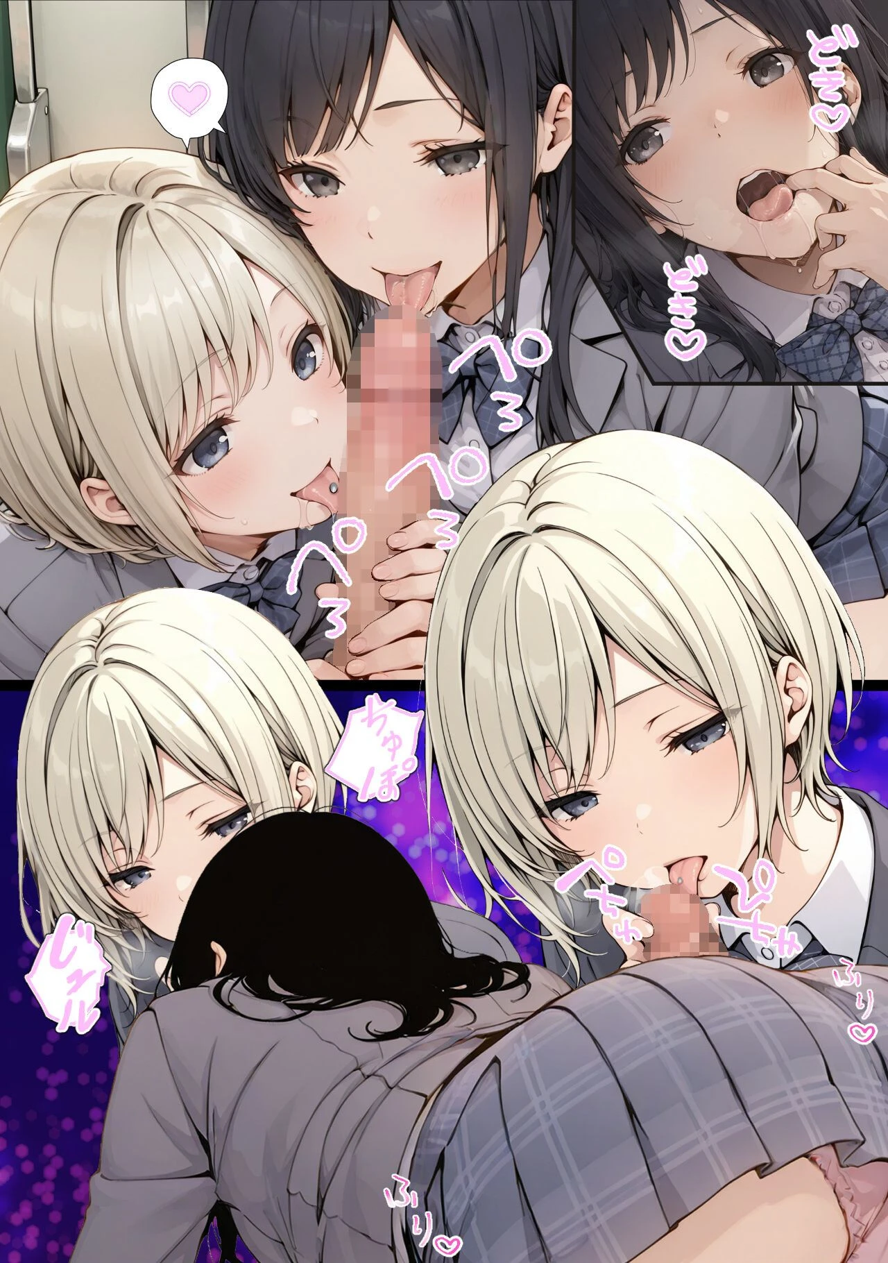 気の弱い黒髪少女が電車で痴●に遭って抵抗できず穢される漫画(3)(単話)ページ2