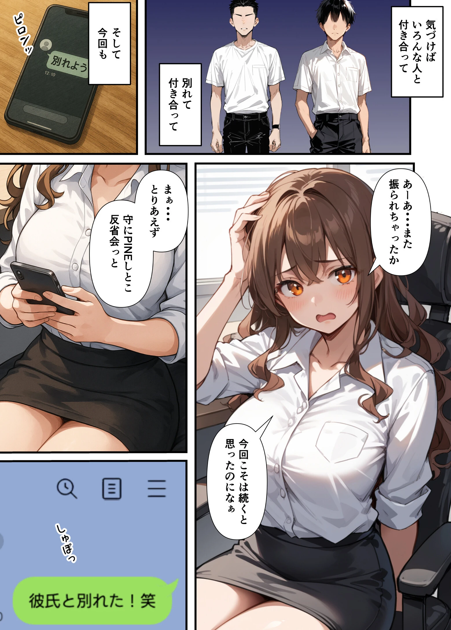 ずっとすれ違っていた幼馴染に告白してイチャラブ中出しエッチする話(1)(単話)ページ3
