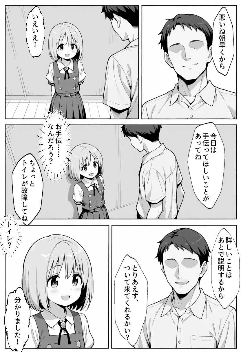 職員トイレの’小’便器（2）〜故障中（使用可）。ページ12