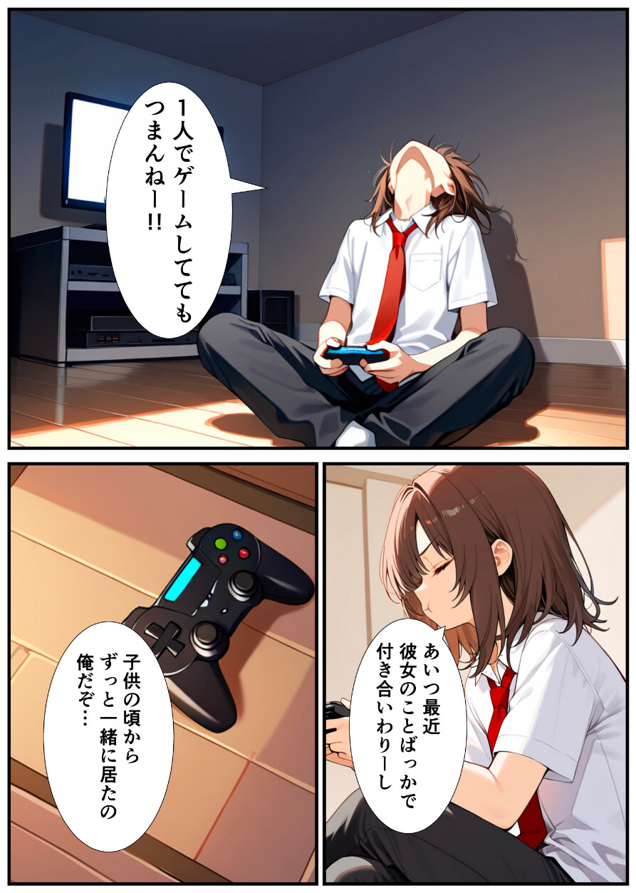 女体化したので大好きだった親友を寝取った話ページ4