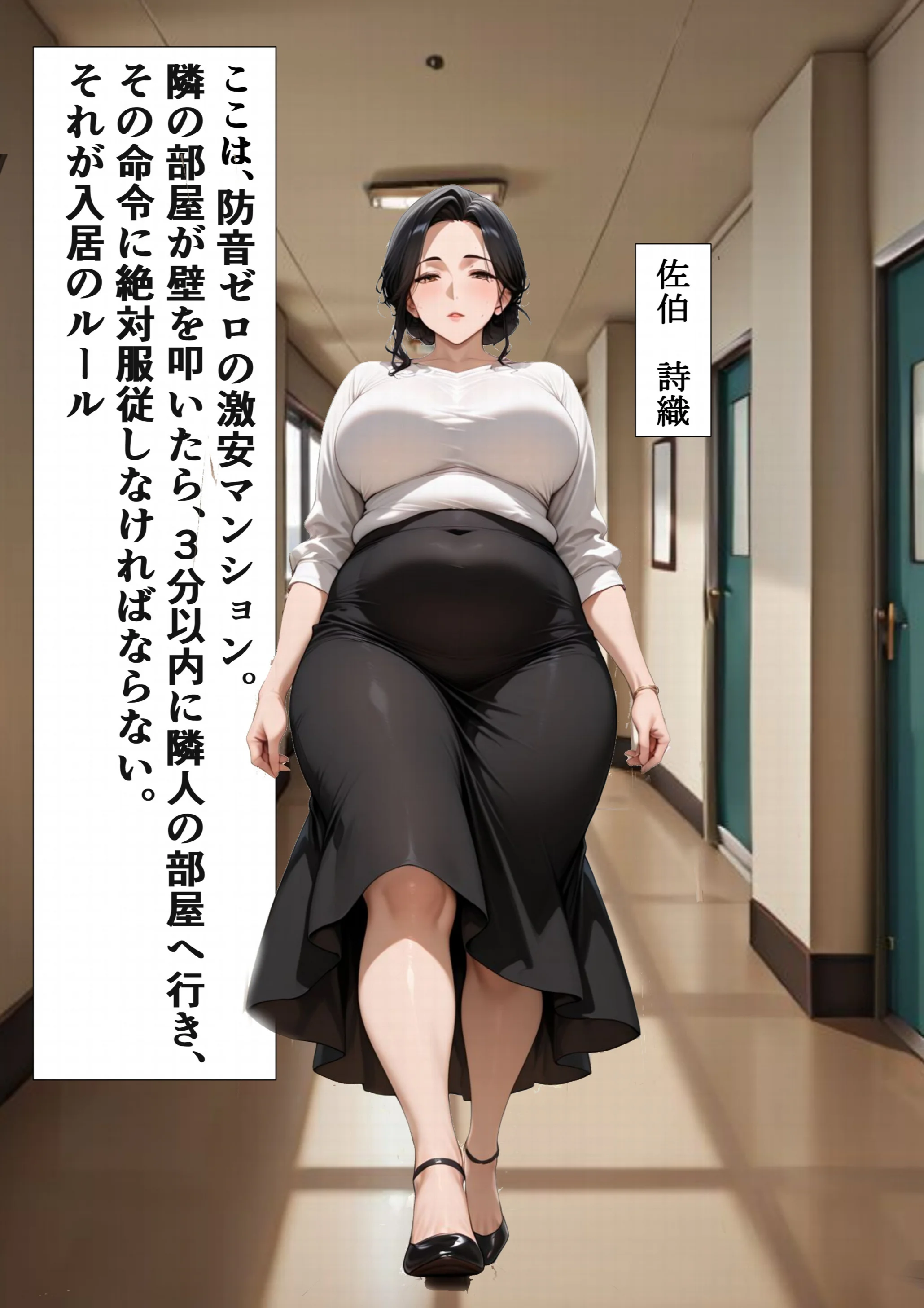 訳あり物件ーノックで隣人の性処理係ー隣人に壁に突き立てられメス声絶頂