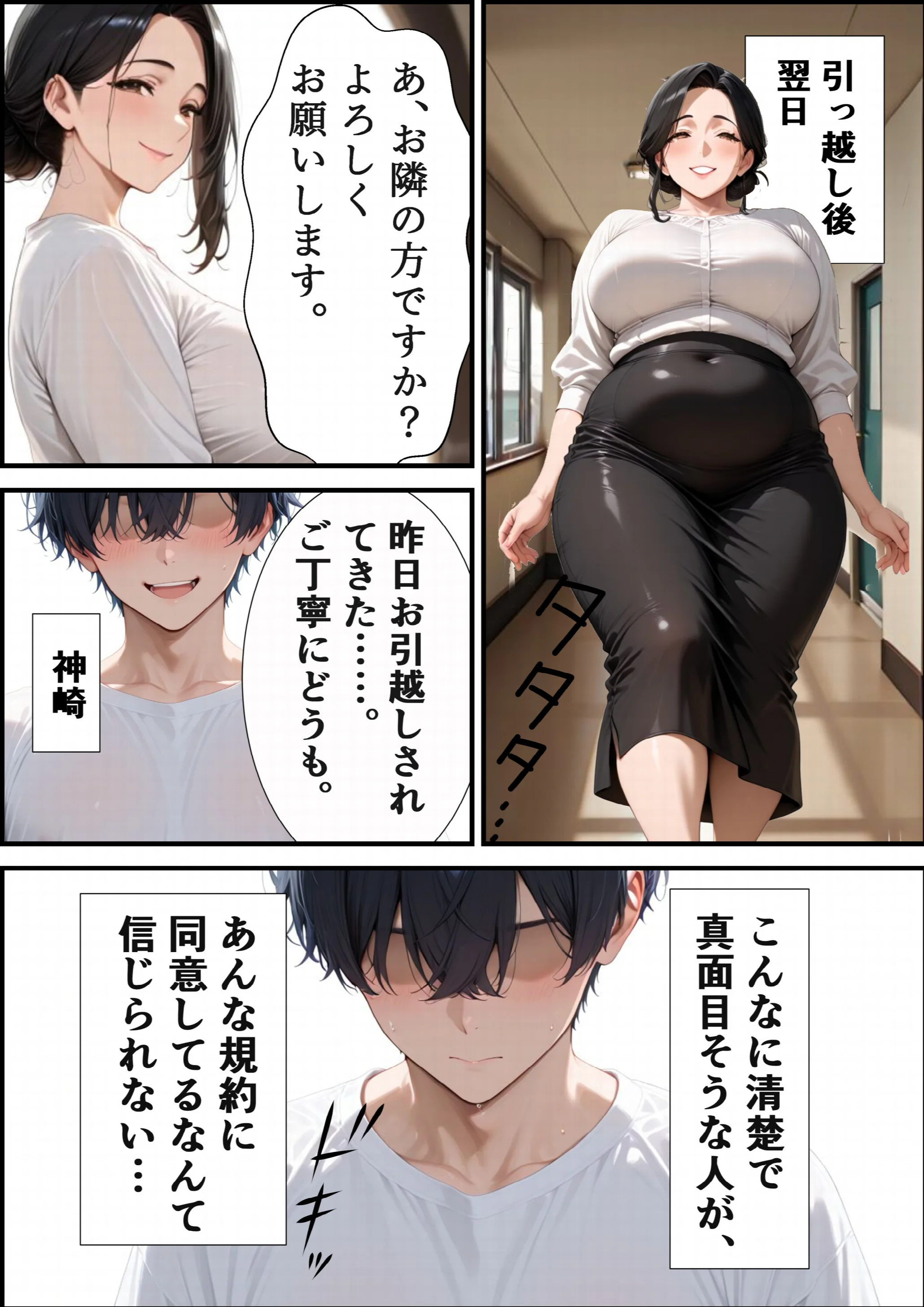 訳あり物件ーノックで隣人の性処理係ー隣人に壁に突き立てられメス声絶頂ページ4