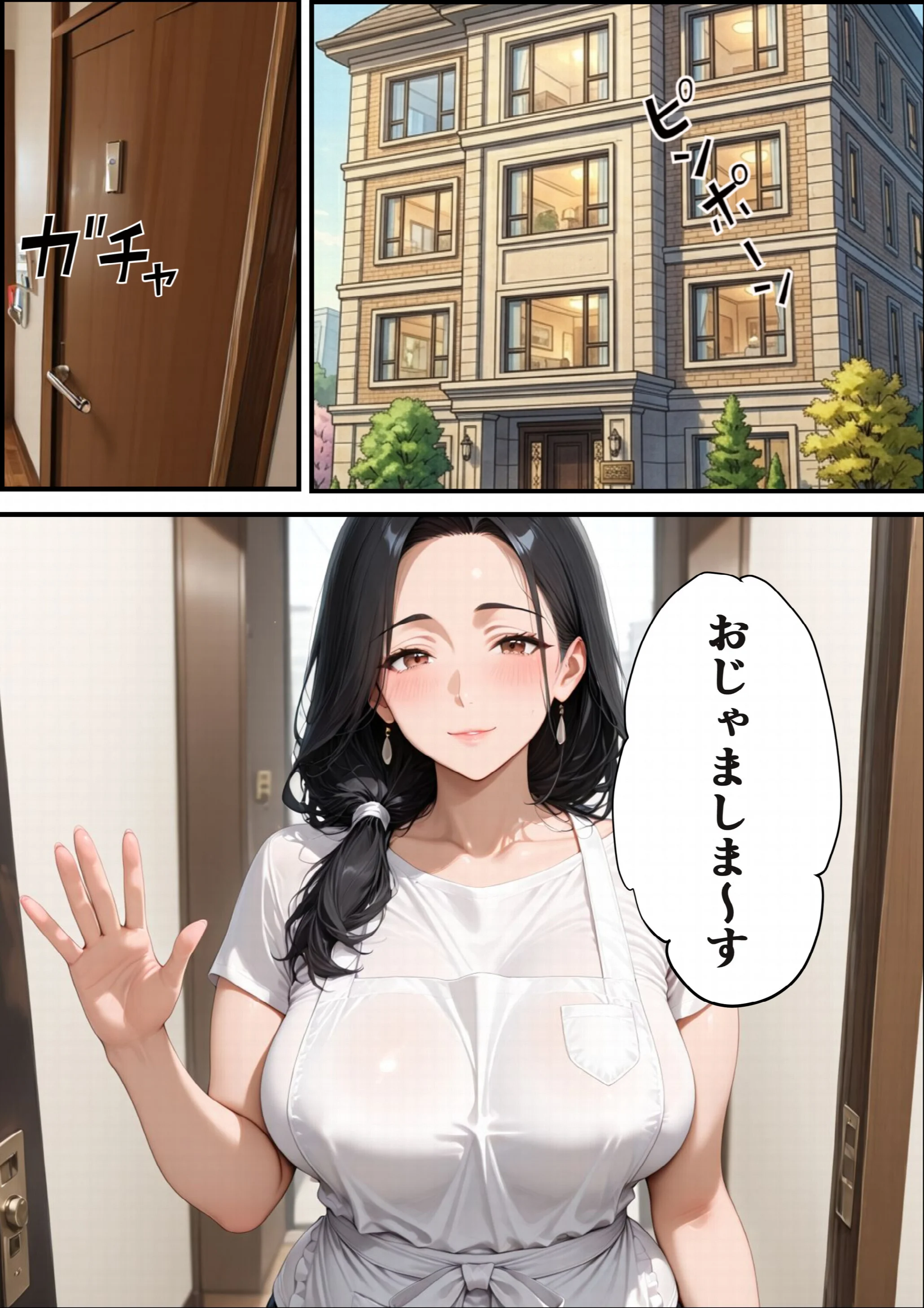 家政婦の人妻〜旦那との通話中に背徳の不倫に溺れるページ6