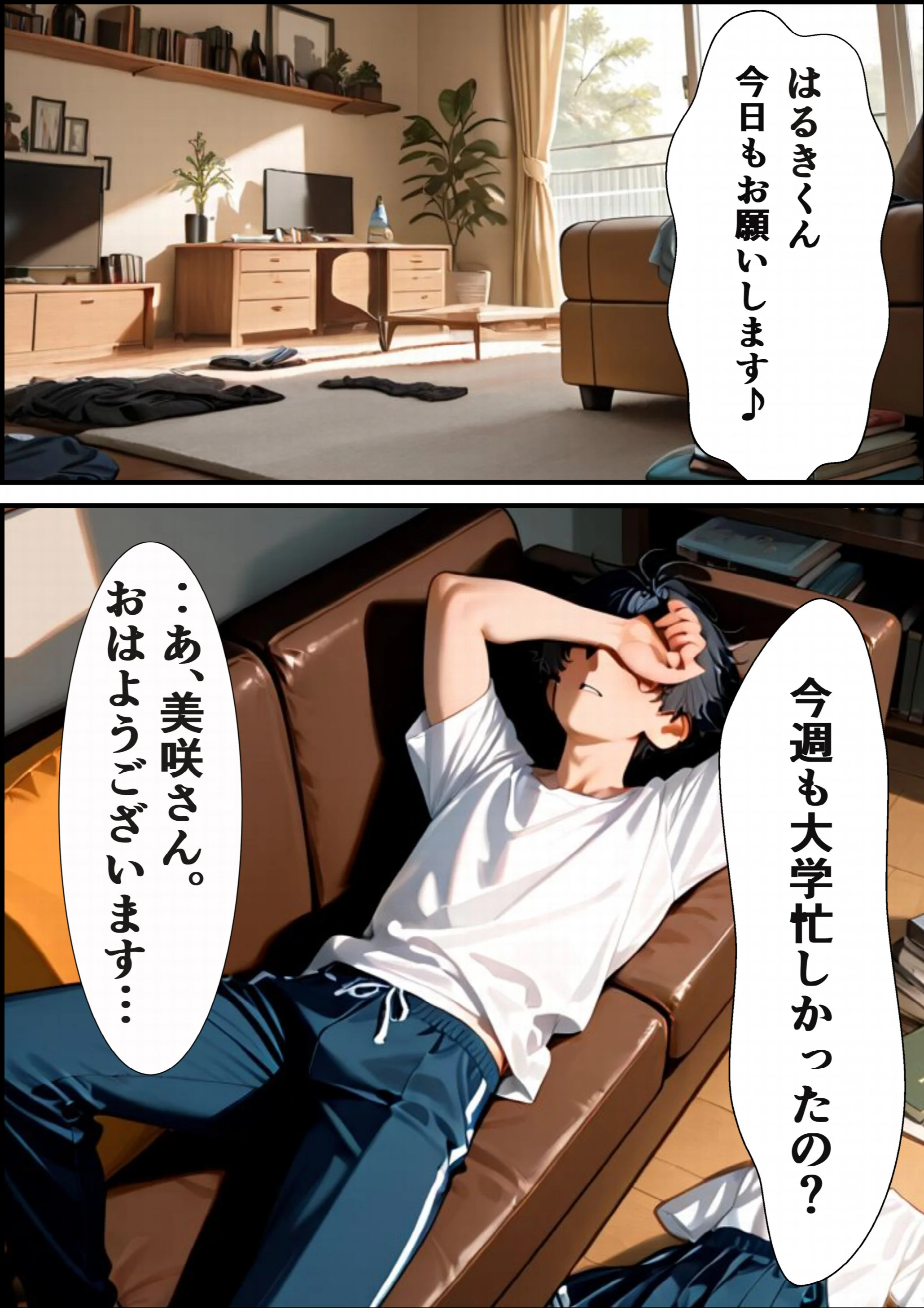 家政婦の人妻〜旦那との通話中に背徳の不倫に溺れるページ7