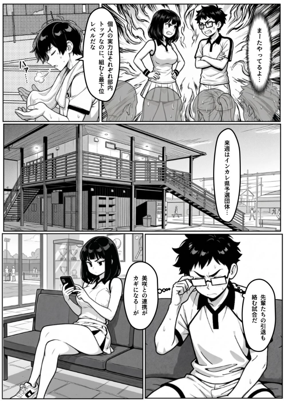 本能に狂わされるわからせ特訓:最悪の相性だった僕たちが、夜のラリーで無敵のペアになるまでページ3