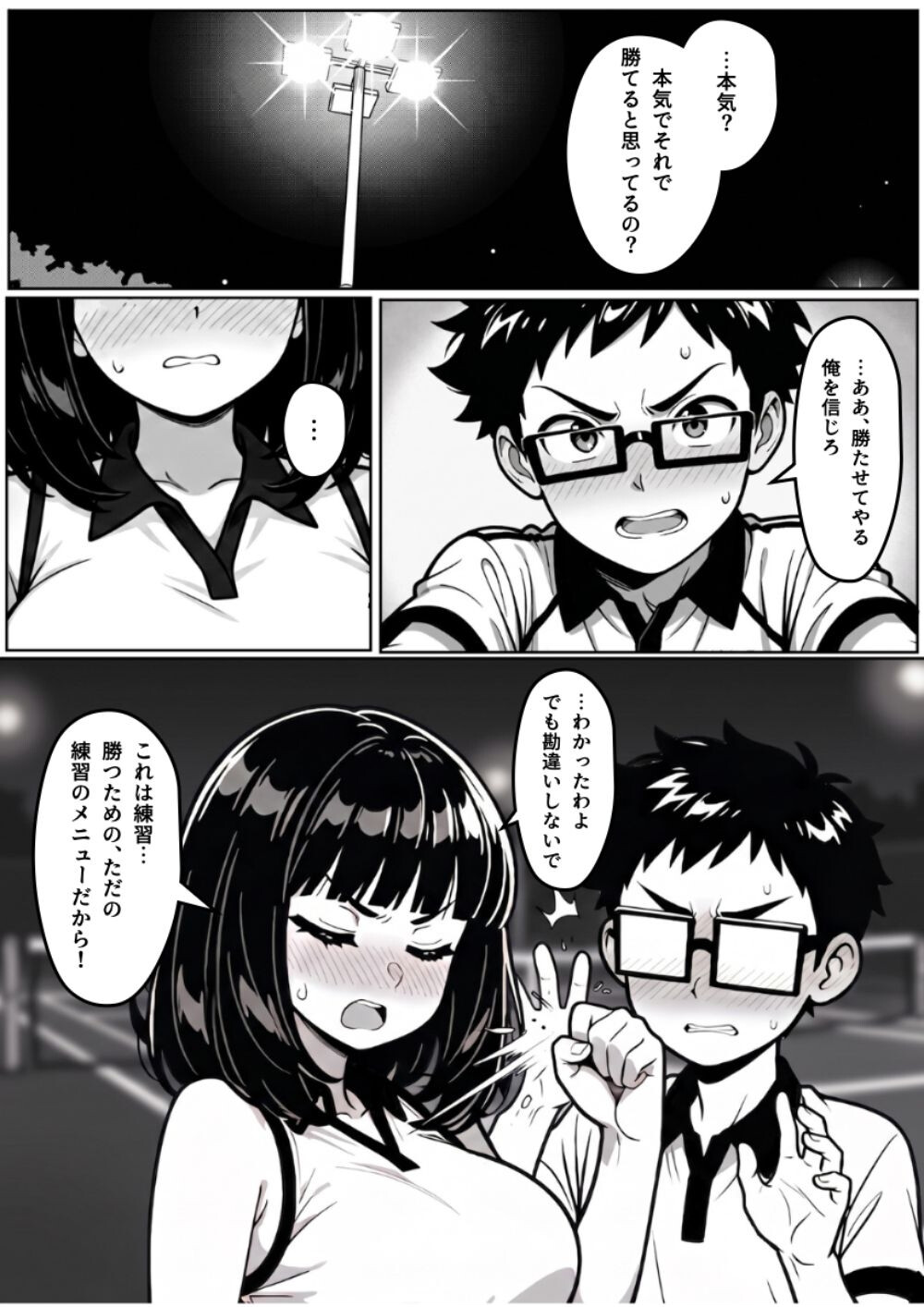 本能に狂わされるわからせ特訓:最悪の相性だった僕たちが、夜のラリーで無敵のペアになるまでページ10
