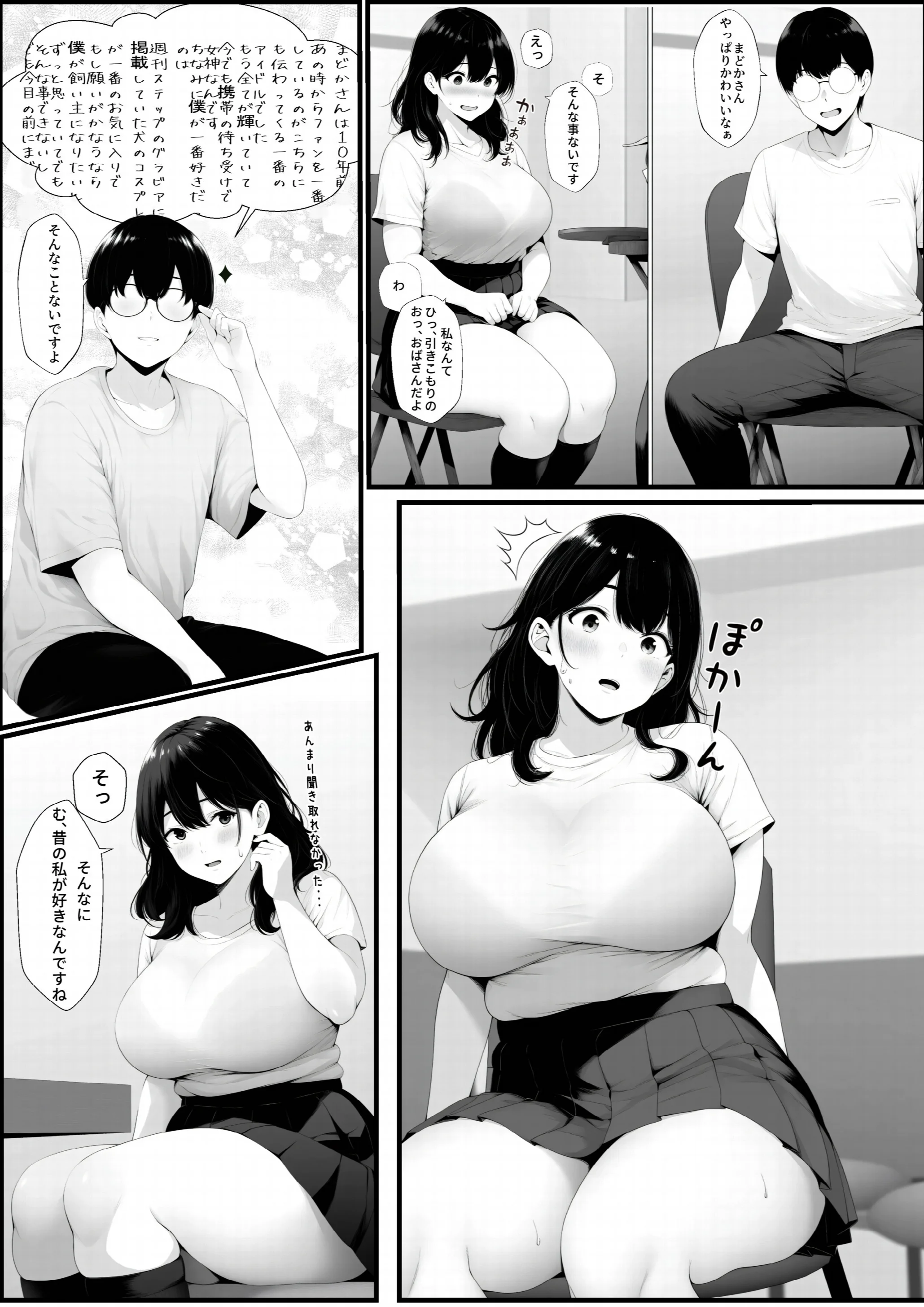 嘘のゴシップで引退した元グラドル(35)が精液中毒になる話ページ14
