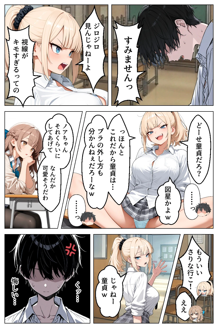 童貞の僕が催●ノートで一軍ギャルと3P!?絶頂生ハメSEXした話ページ10