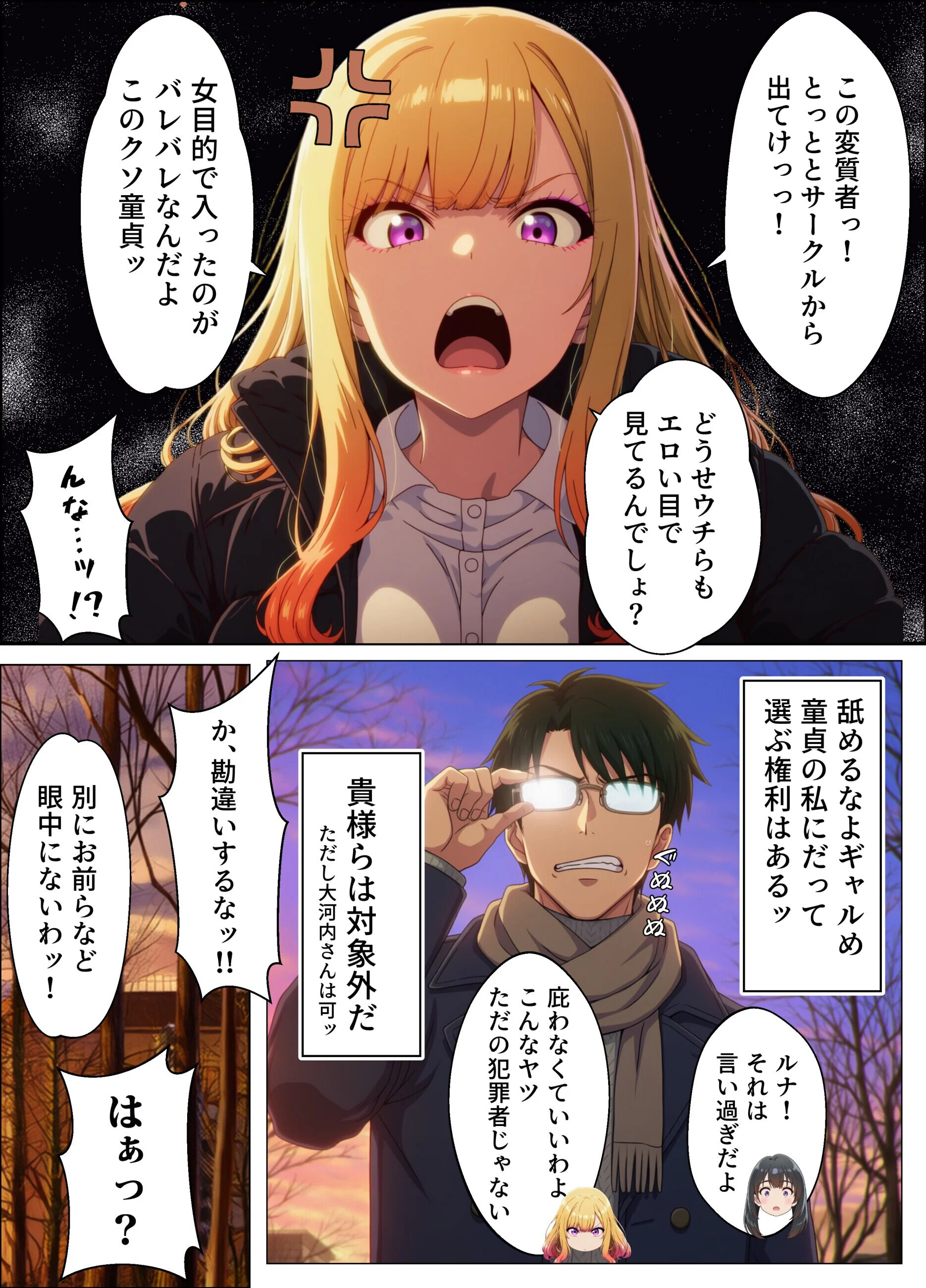 敏感体質なツンデレ金髪ギャルとセックスしたお話ページ8
