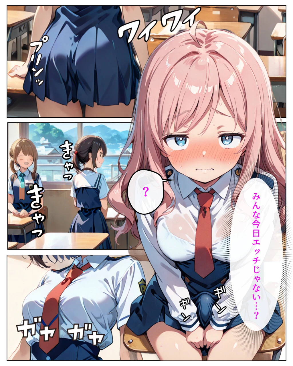 寄生チ〇ポに快楽堕ちして女子校の同級生に種付けしまくるページ12