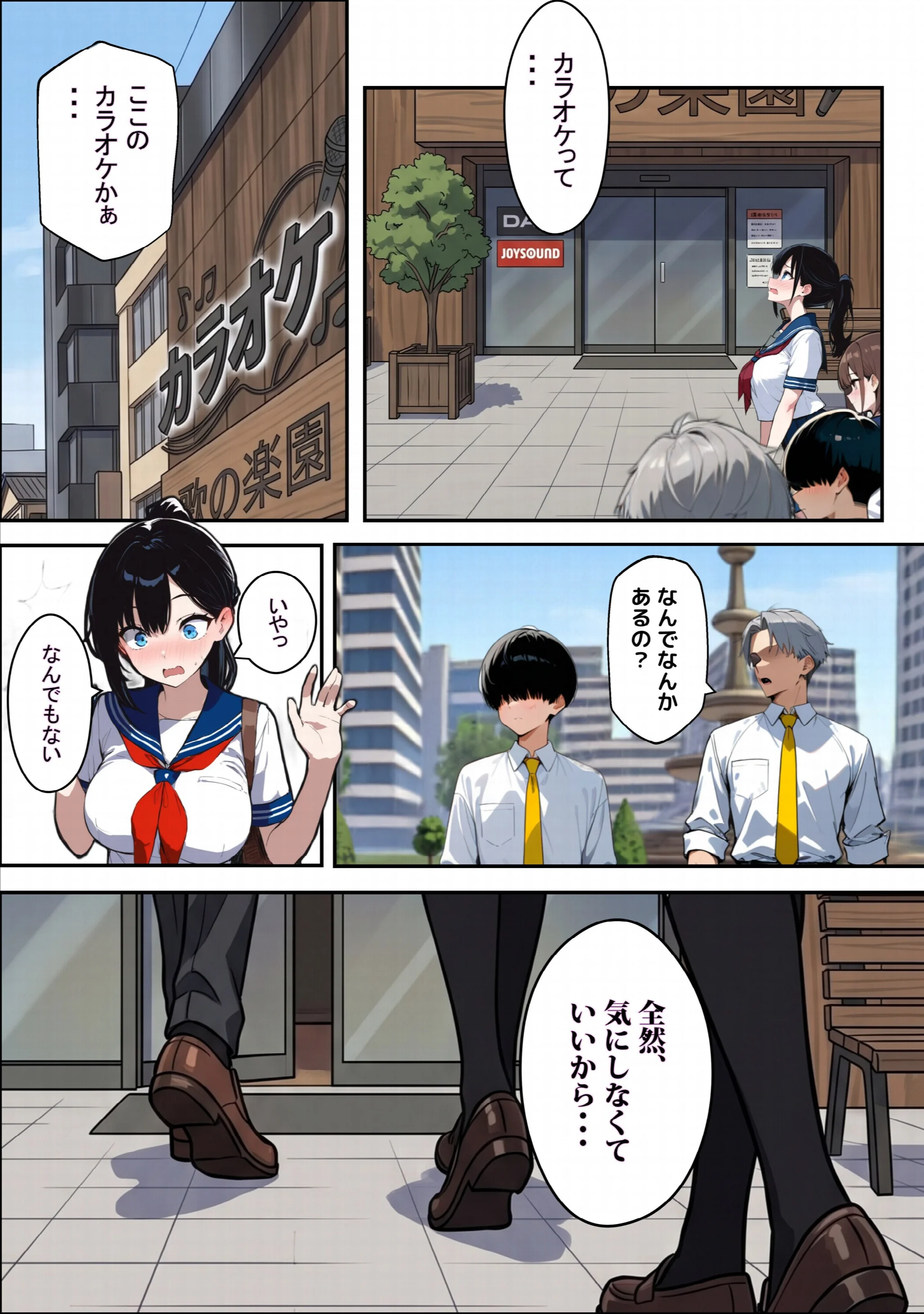 他校で噂のヤリマンちゃんに友達もいるのに、カラオケでマ〇コを貸してもらった件ページ4