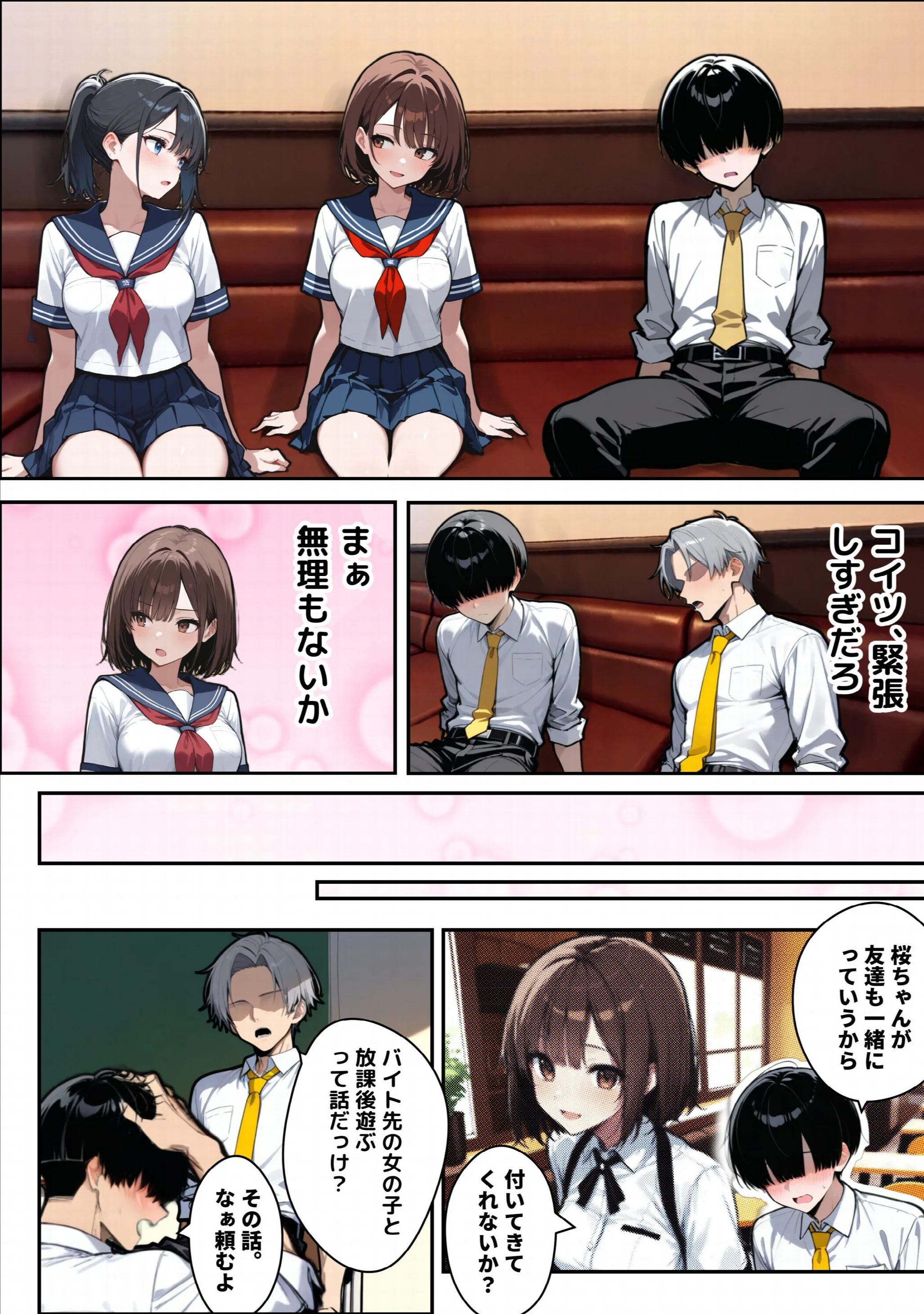 他校で噂のヤリマンちゃんに友達もいるのに、カラオケでマ〇コを貸してもらった件ページ5