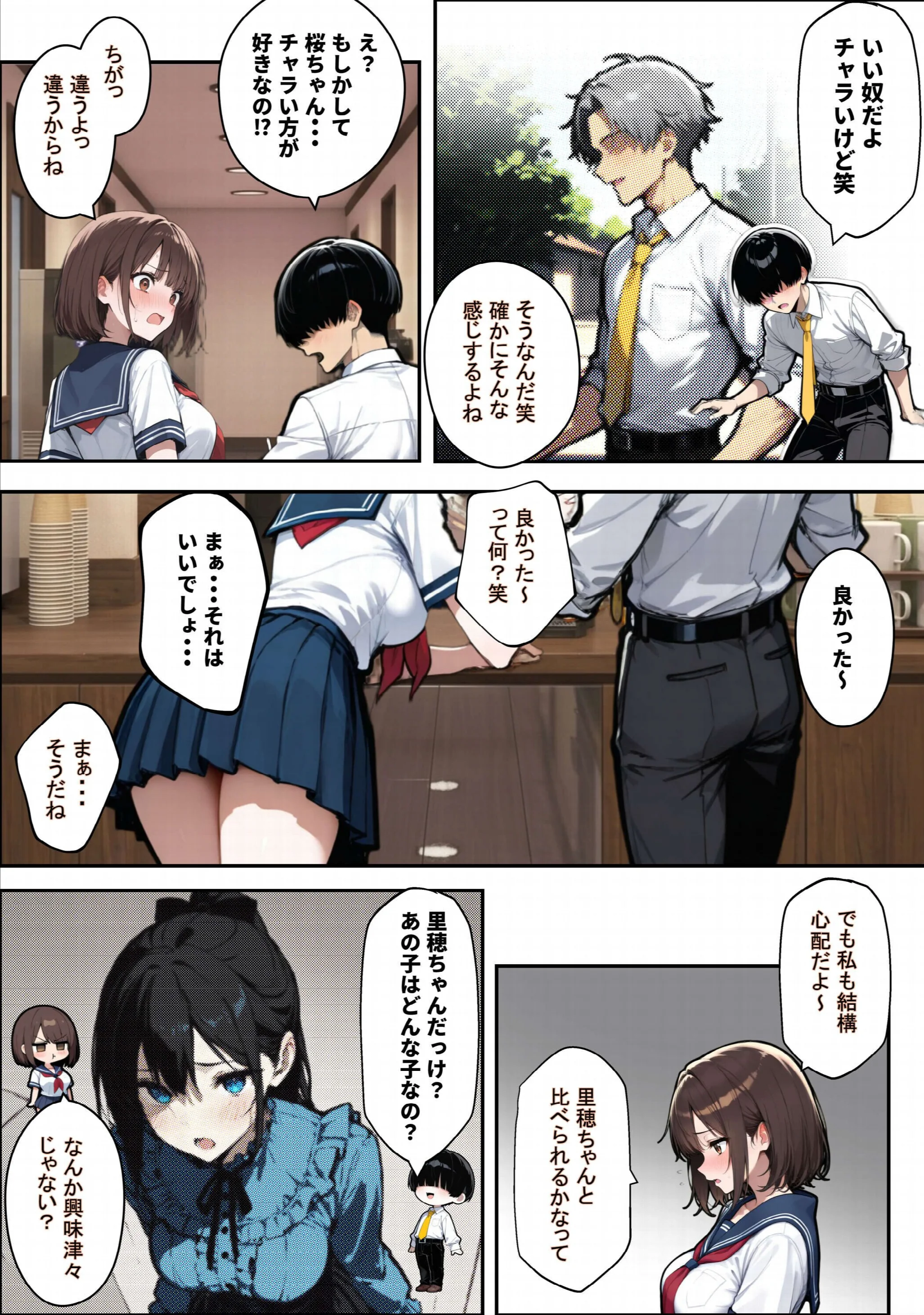 他校で噂のヤリマンちゃんに友達もいるのに、カラオケでマ〇コを貸してもらった件ページ11