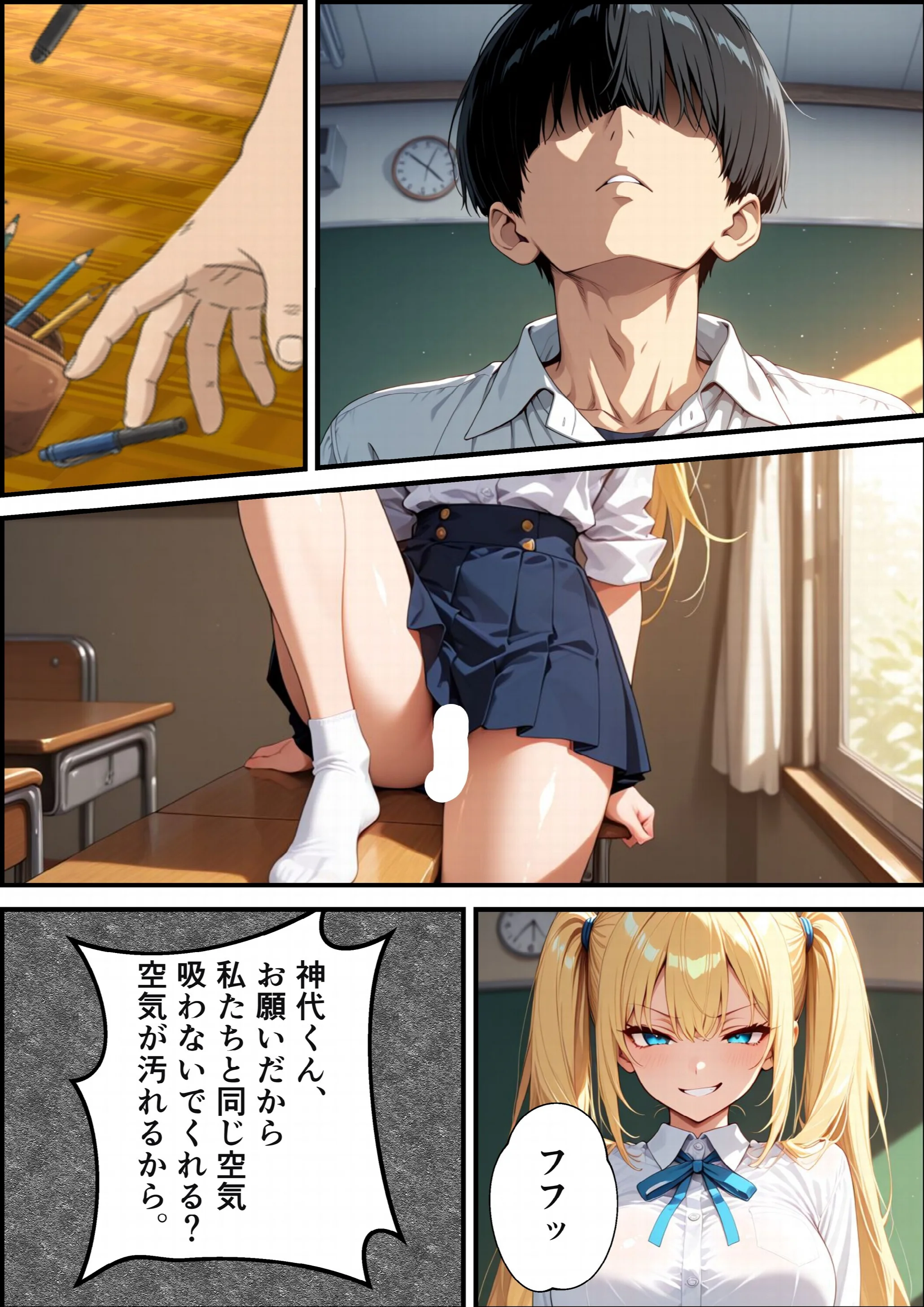 校則改変アプリ〜ゴミ扱いしてた俺の肉〇で女王たちがメス堕ちページ3