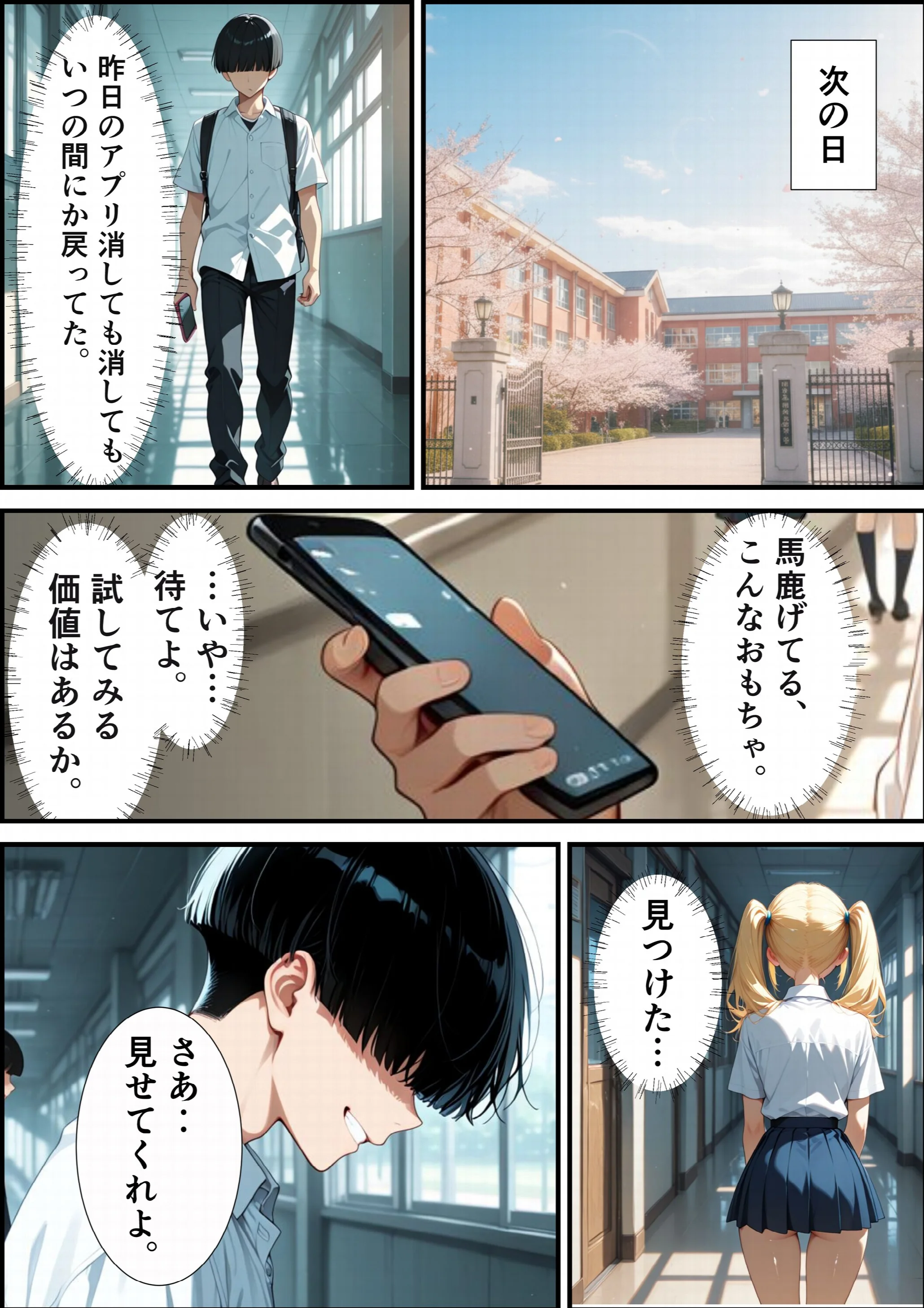 校則改変アプリ〜ゴミ扱いしてた俺の肉〇で女王たちがメス堕ちページ8