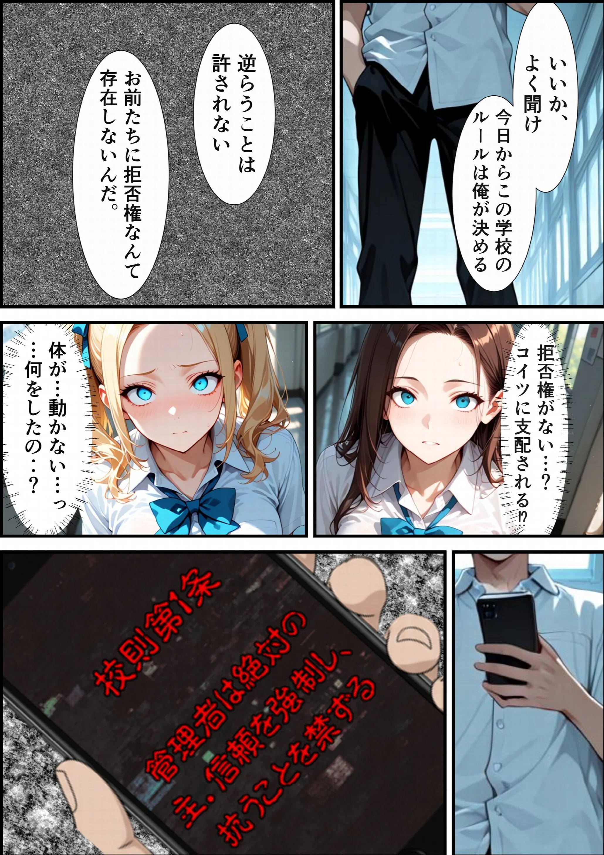 校則改変アプリ〜ゴミ扱いしてた俺の肉〇で女王たちがメス堕ちページ13