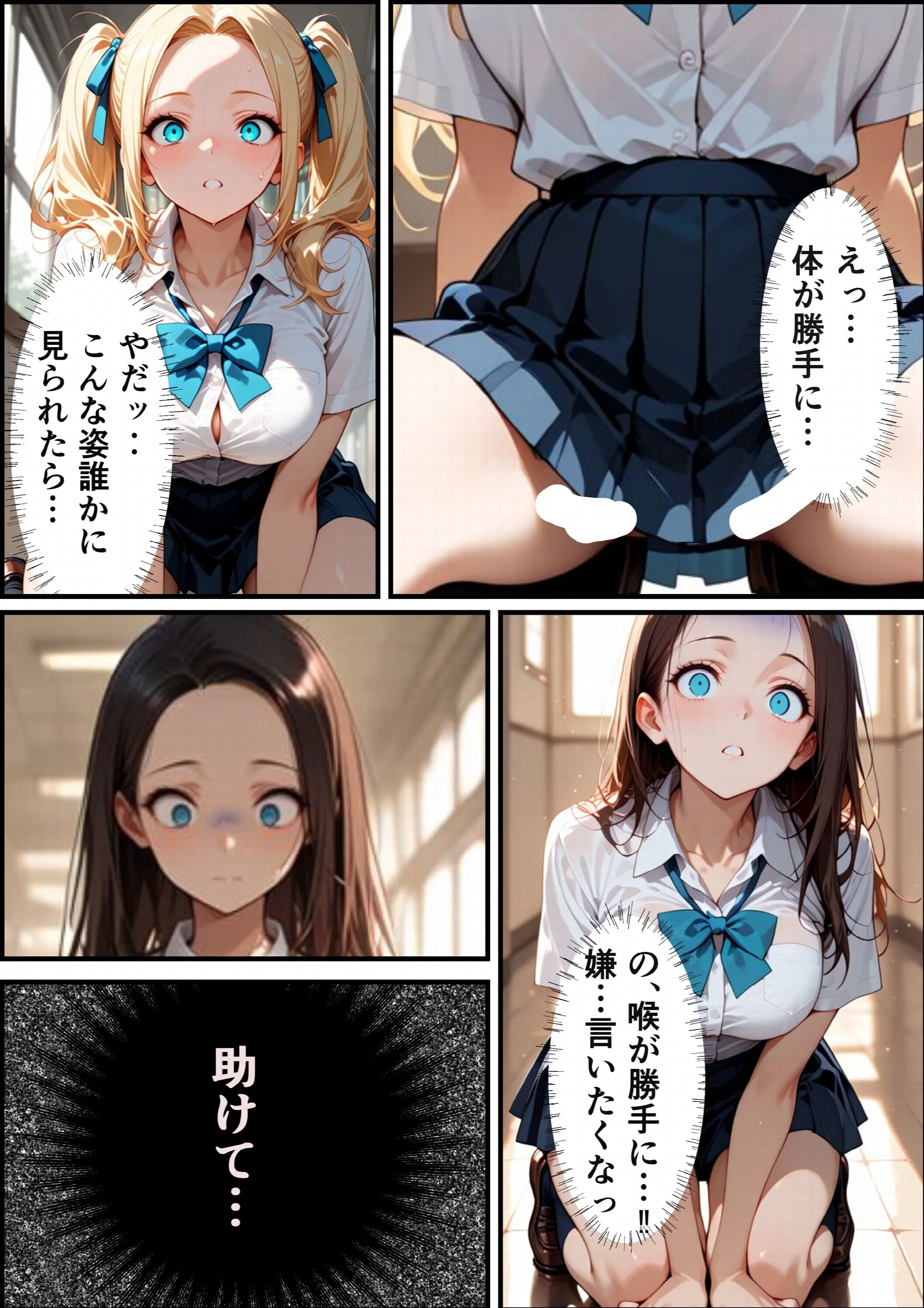 校則改変アプリ〜ゴミ扱いしてた俺の肉〇で女王たちがメス堕ちページ14