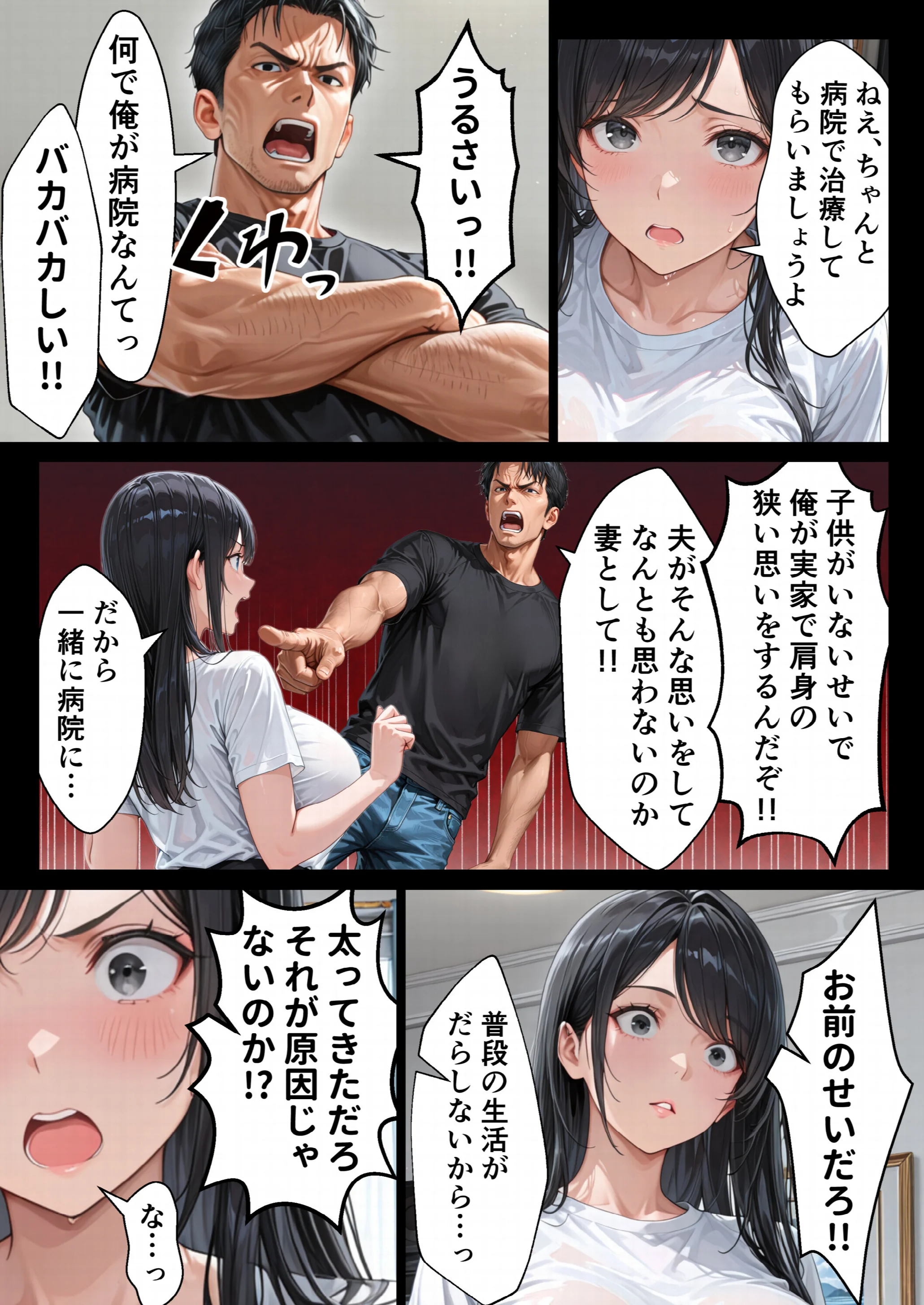 昇進を賭けて種なし上司の清楚妻と本気で種付けセックスします！ページ13