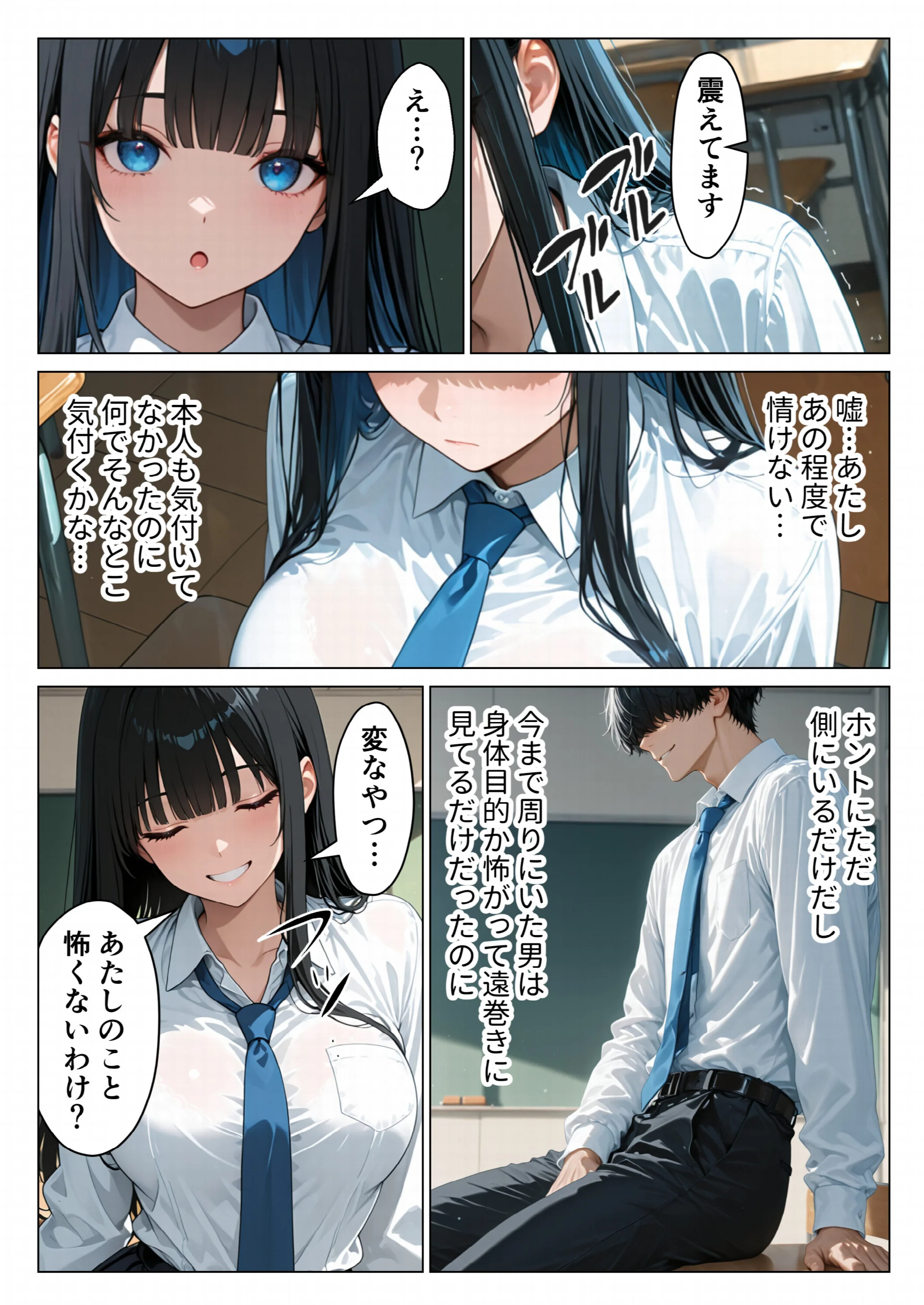 クールギャルにデカチン貸したら性欲むき出し本気セックスに発展した話ページ9