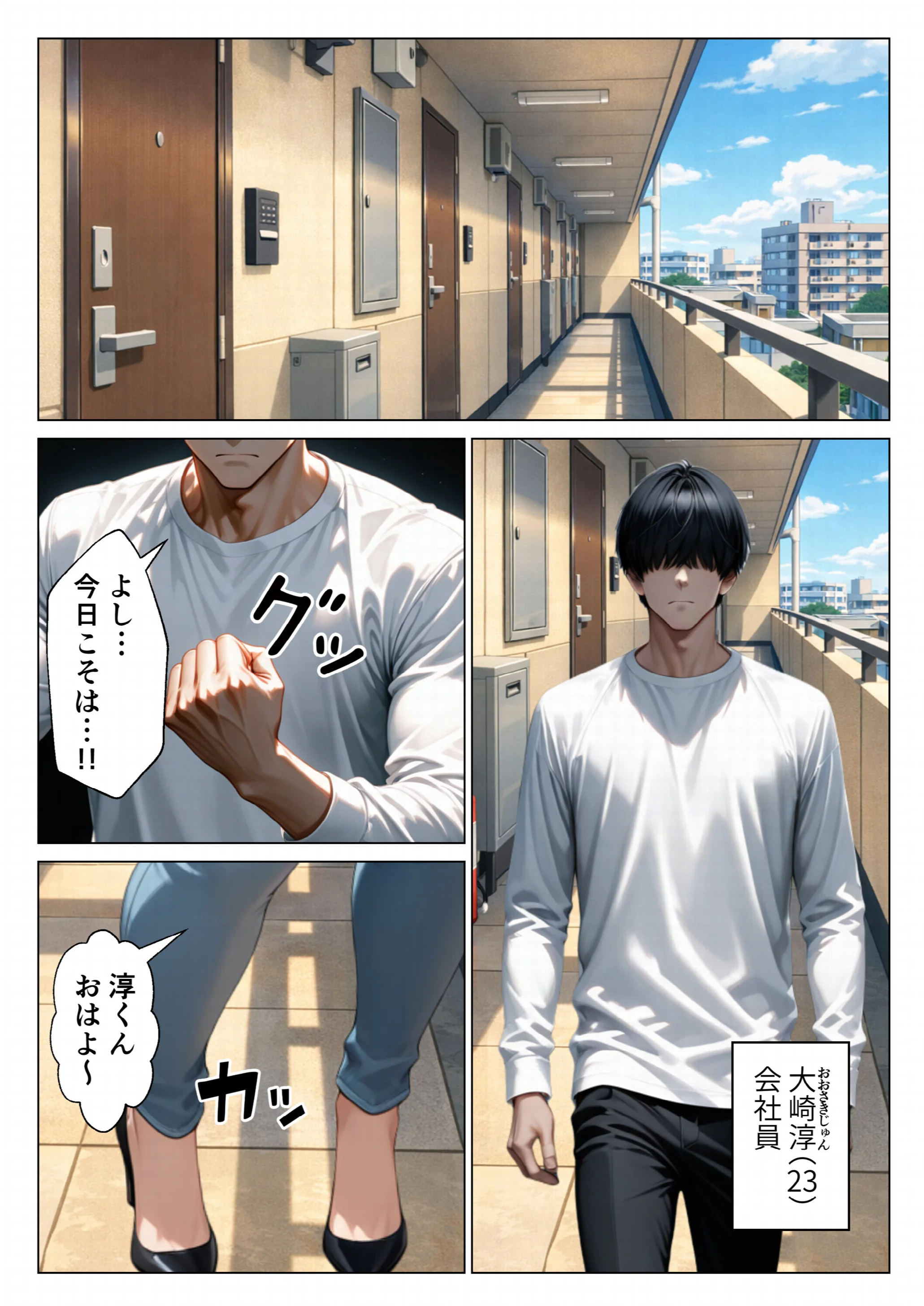僕のデカチンコンプレックスを克服するため隣家のむちむち人妻と本気セックスします！