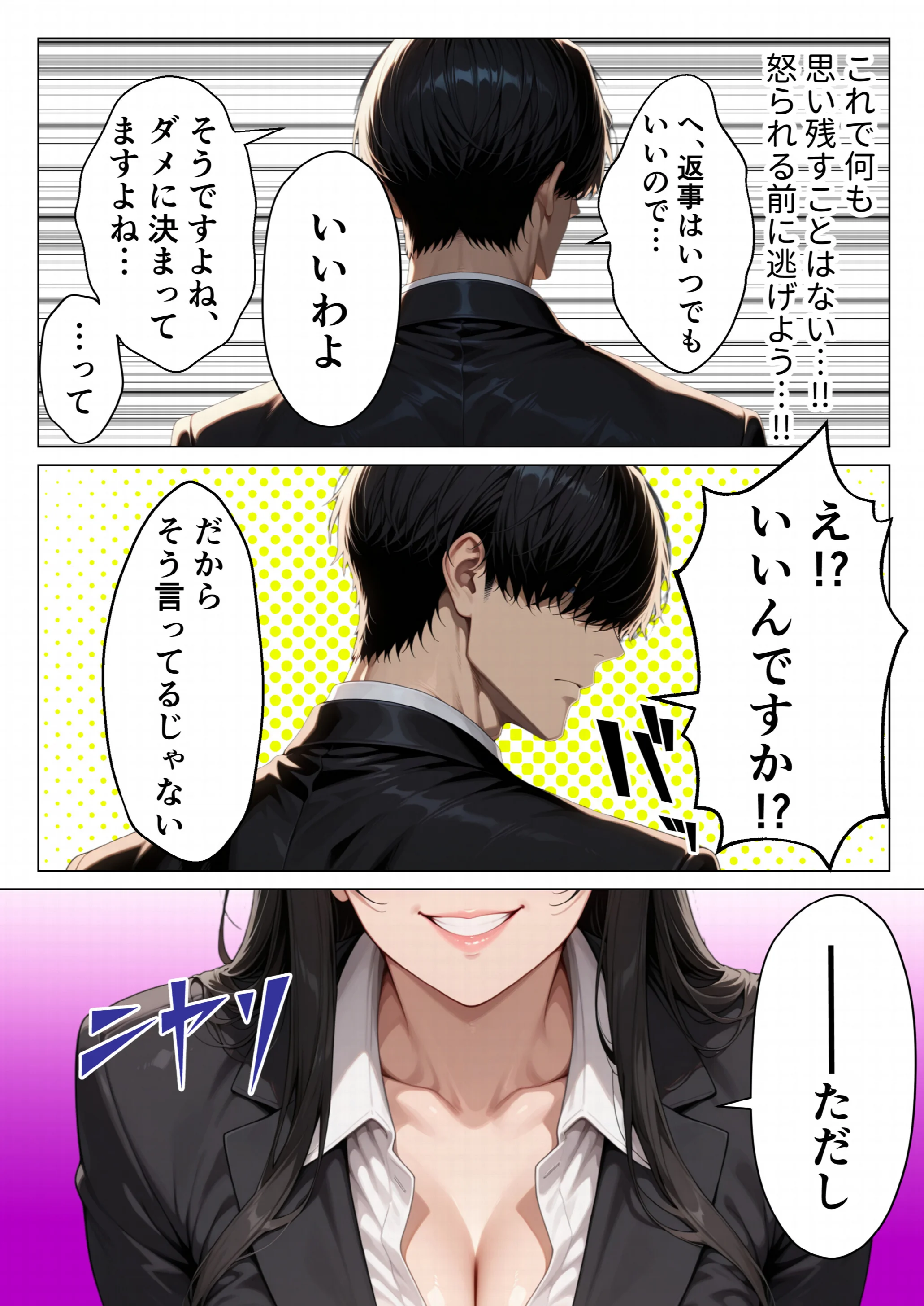 男嫌いのクール女上司を僕のものにするために生ハメセックスで何度も絶頂させる話ページ10