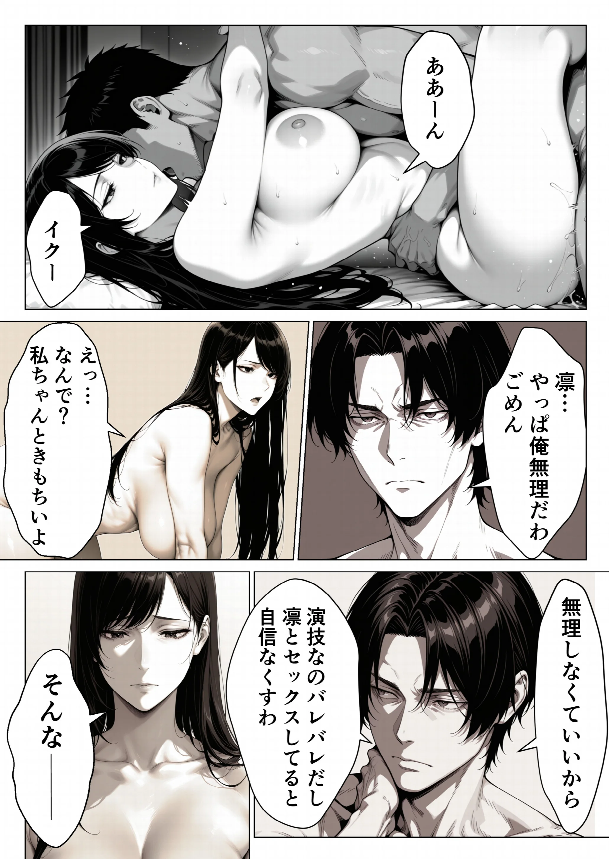 男嫌いのクール女上司を僕のものにするために生ハメセックスで何度も絶頂させる話ページ15