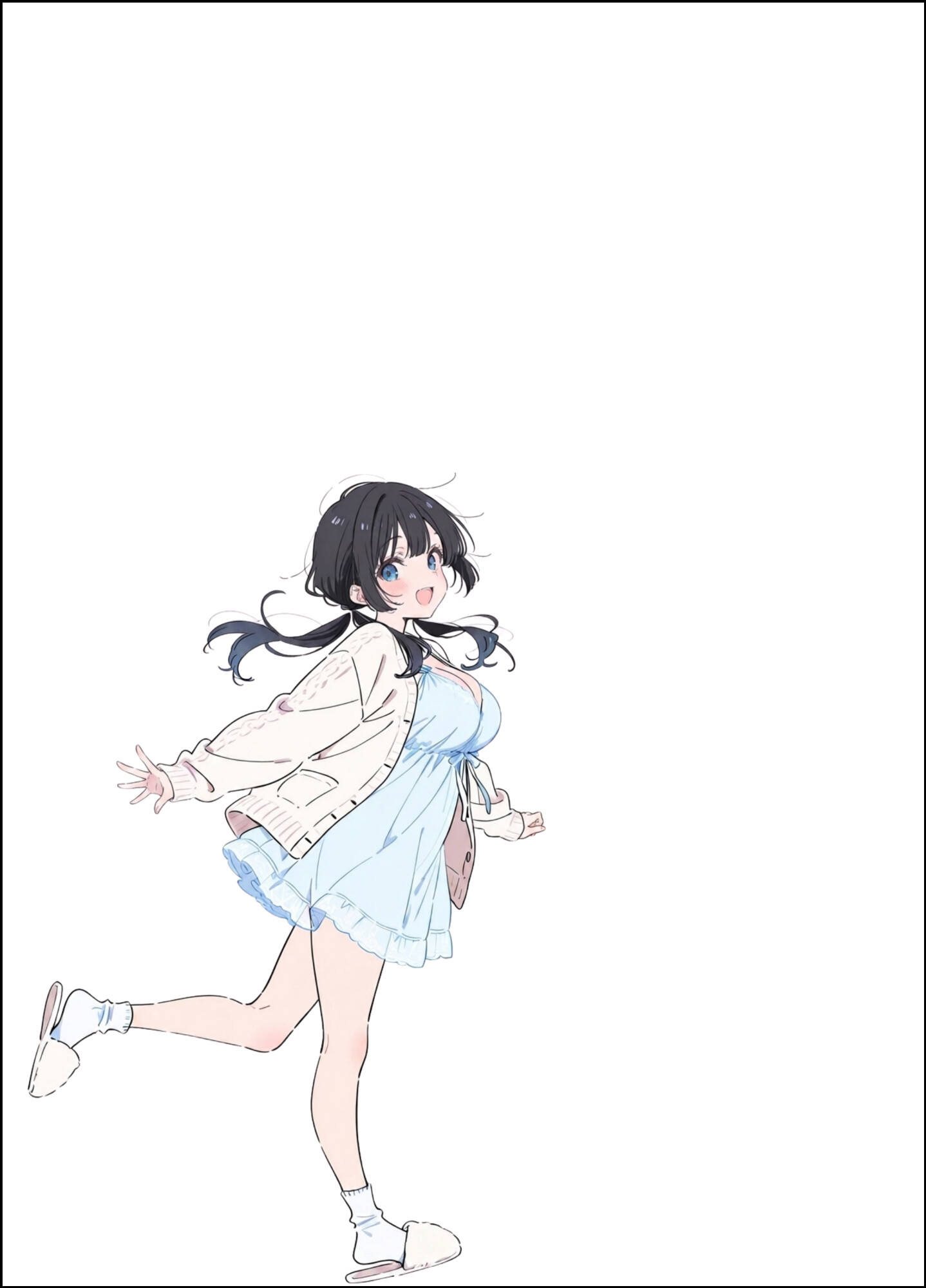 ベランダ越しのお隣さんは兄大好き妹!? 黒髪ツインテ巨乳妹と甘々中出しSEXするまでの話ページ2