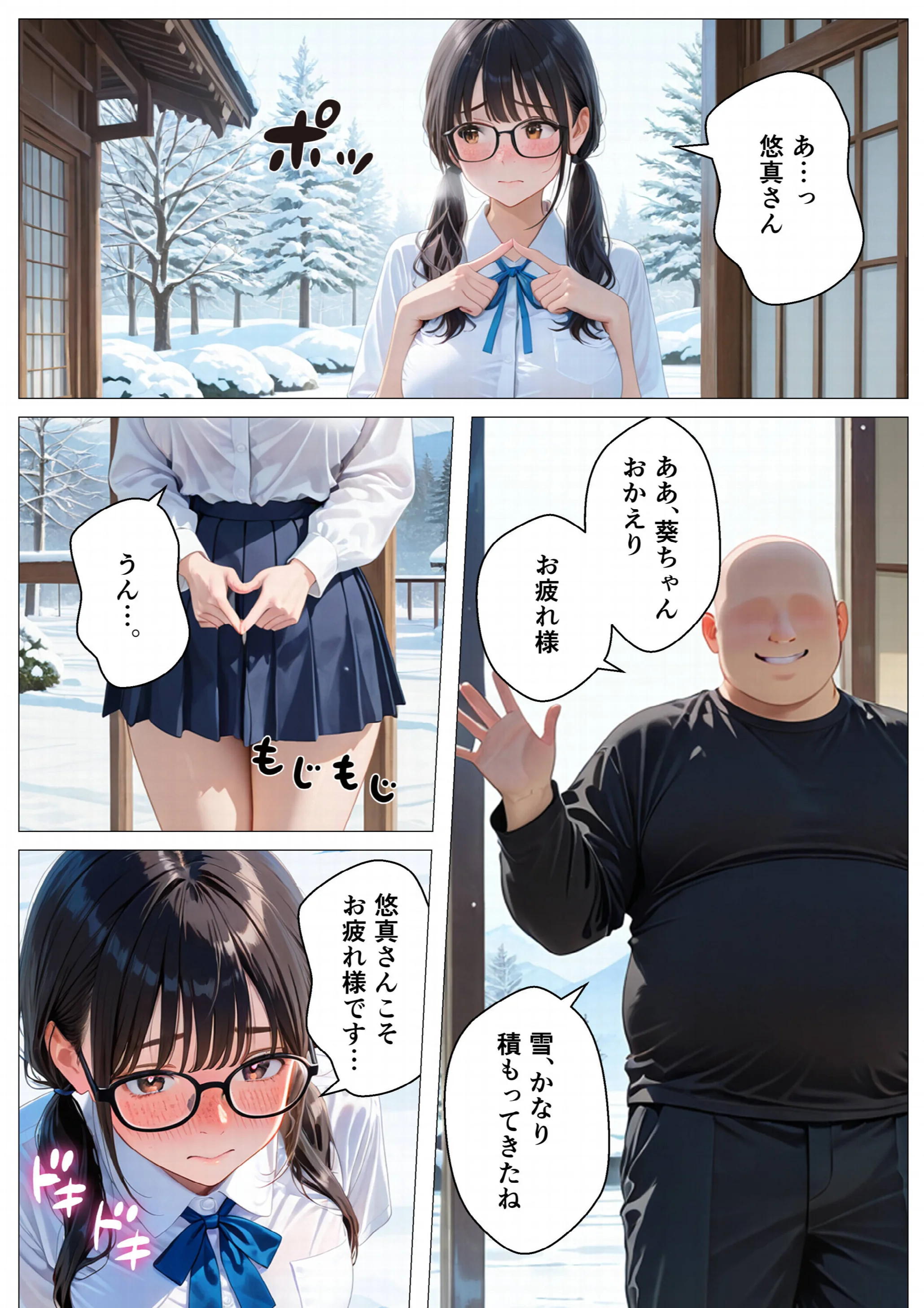 元上司に隠れて大事な巨乳JK愛娘を放尿アクメさせてみた話(1)(単話)ページ2