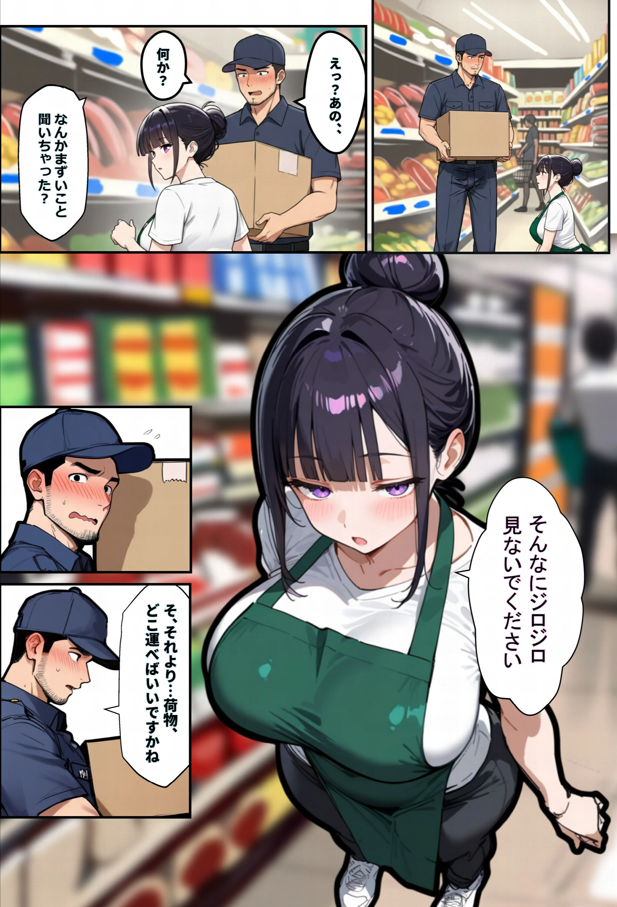 バ先のパートの主婦(28)が裸エプロンで誘惑して来たのでお返しに最大火力でマ〇コをグリグリした結果…(1)(単話)ページ3