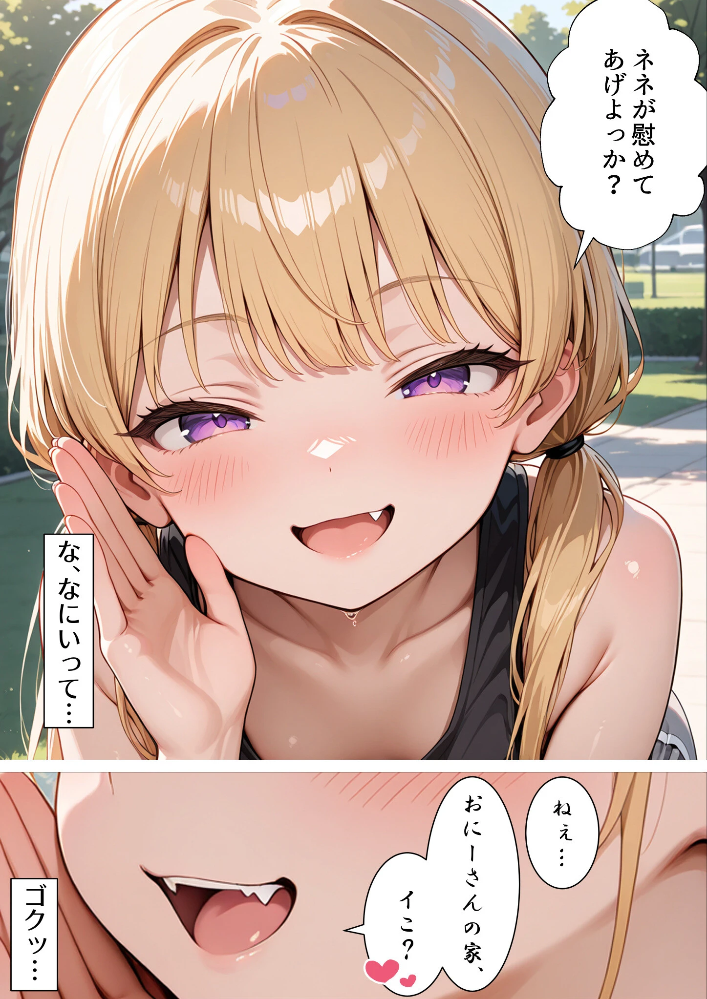 失恋したら生意気メスガキ少女と煽られわからされSEXできました。ページ5