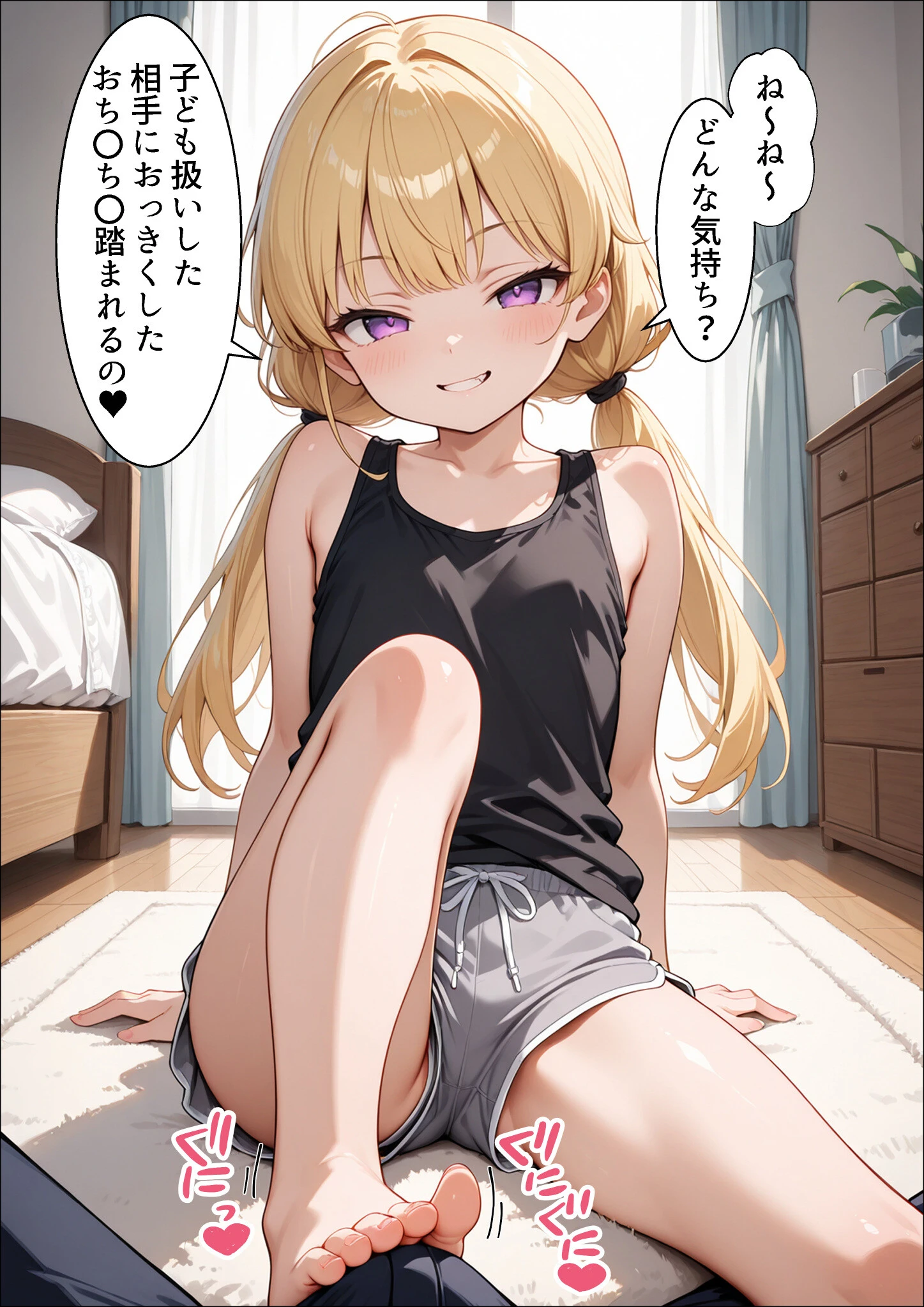 失恋したら生意気メスガキ少女と煽られわからされSEXできました。ページ9