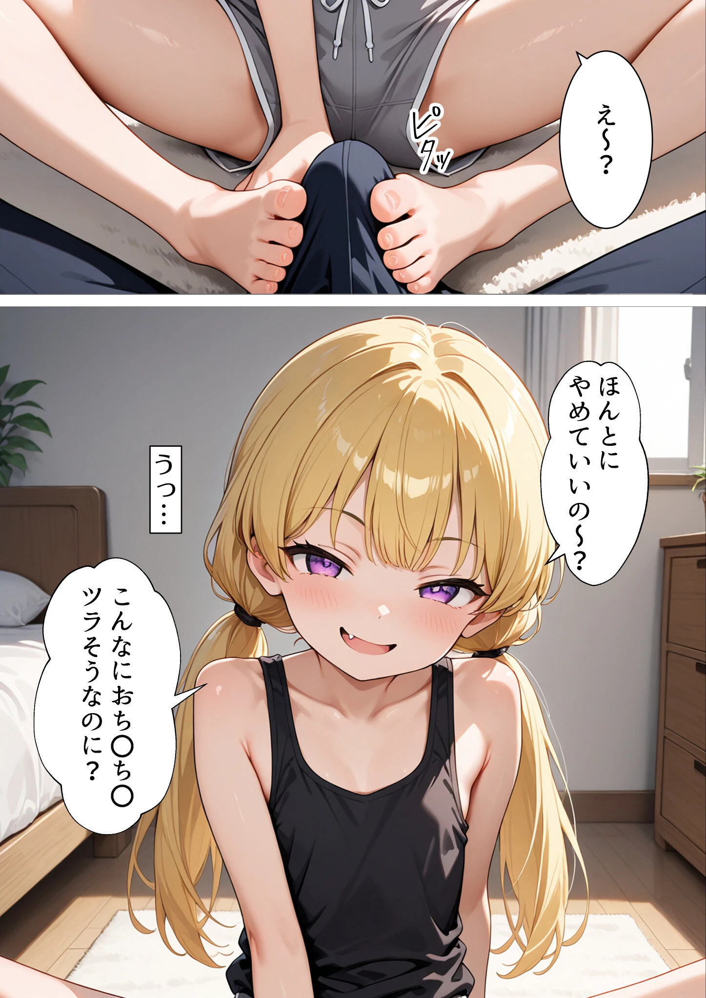 失恋したら生意気メスガキ少女と煽られわからされSEXできました。ページ11