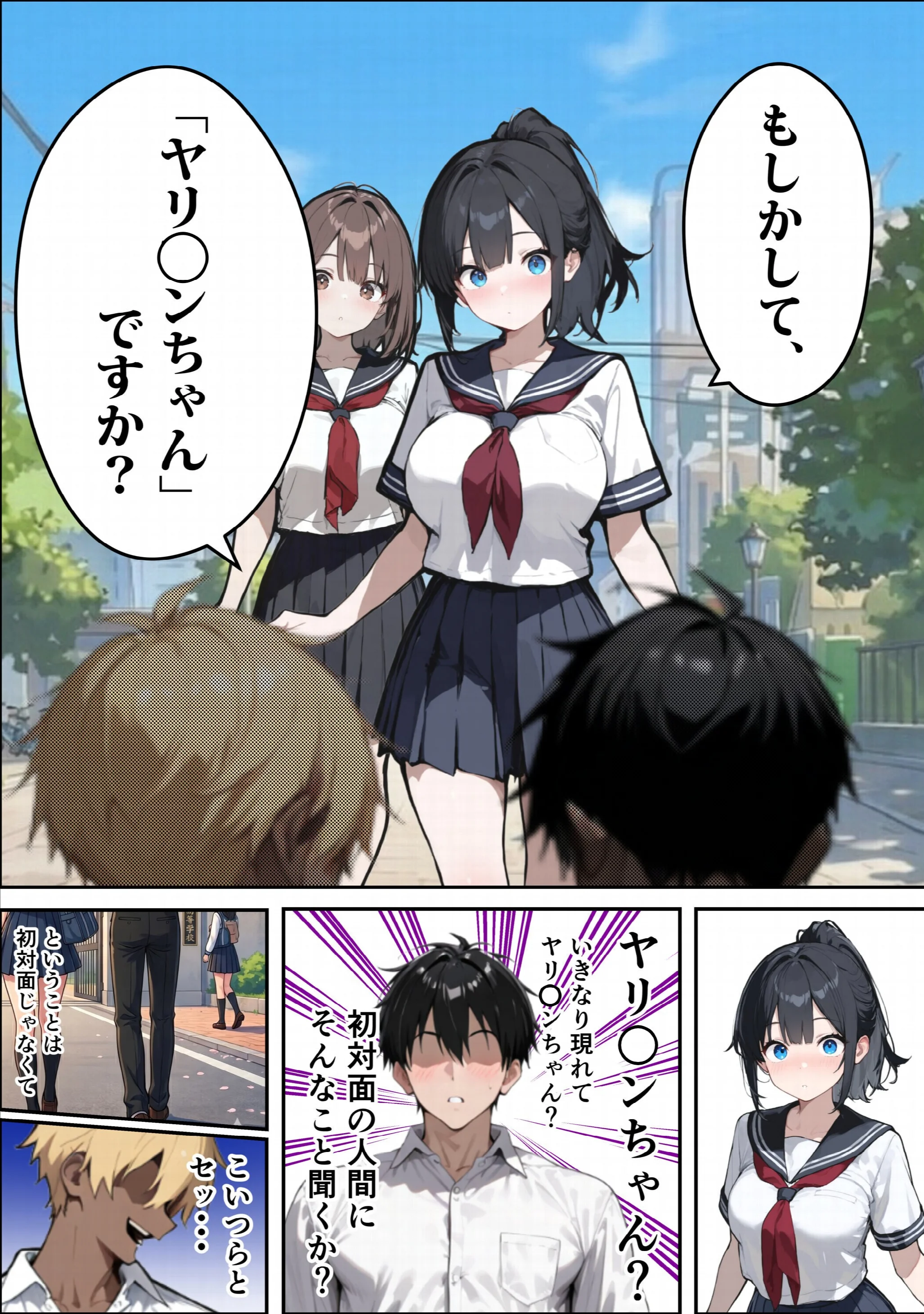 他校で噂のヤリ〇ンちゃんが寝取りに来たので、仕方な〜くマ〇コを貸してもらった件ページ5