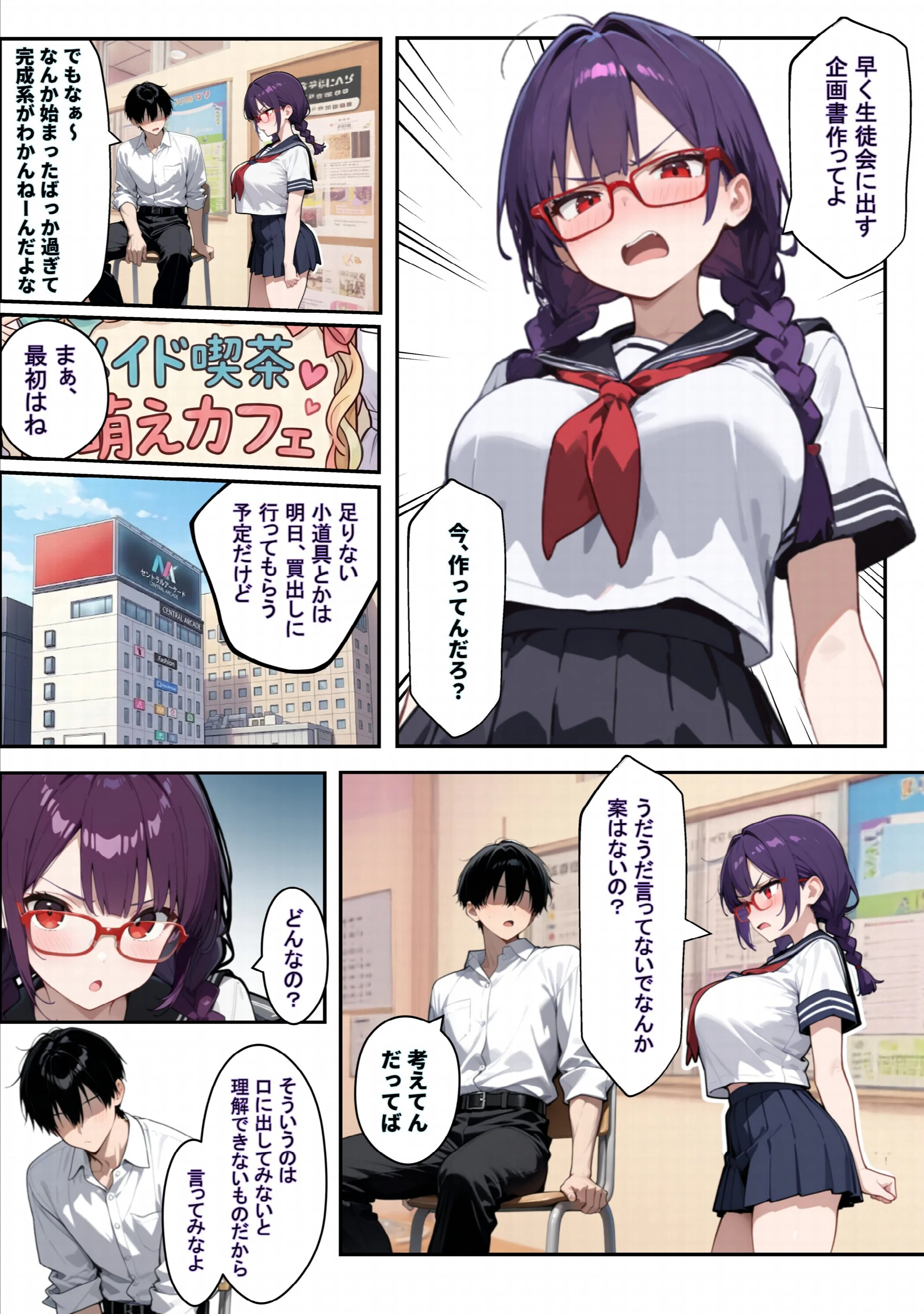 他校で噂のヤリ〇ンちゃんが寝取りに来たので、仕方な〜くマ〇コを貸してもらった件ページ8